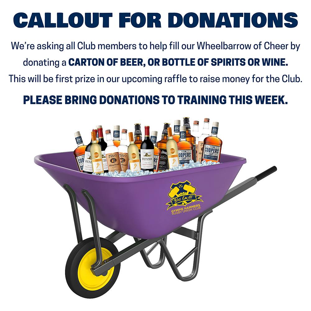 Gympie - 🍺🍷🥃 CAN YOU HELP FILL OUR WHEELBARROW? We're about to launch ...