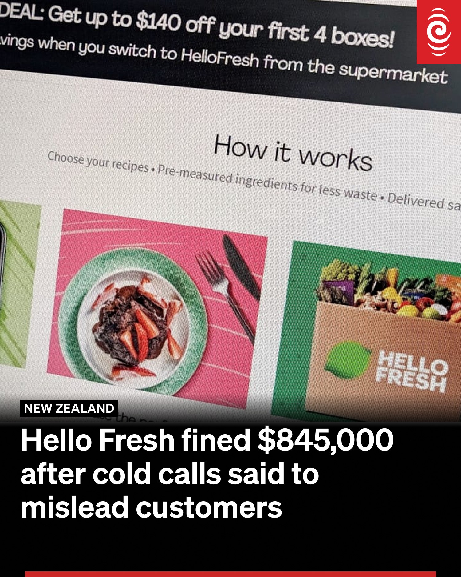 RNZ - Meal box delivery service Hello Fresh has been fined $845,000 ...