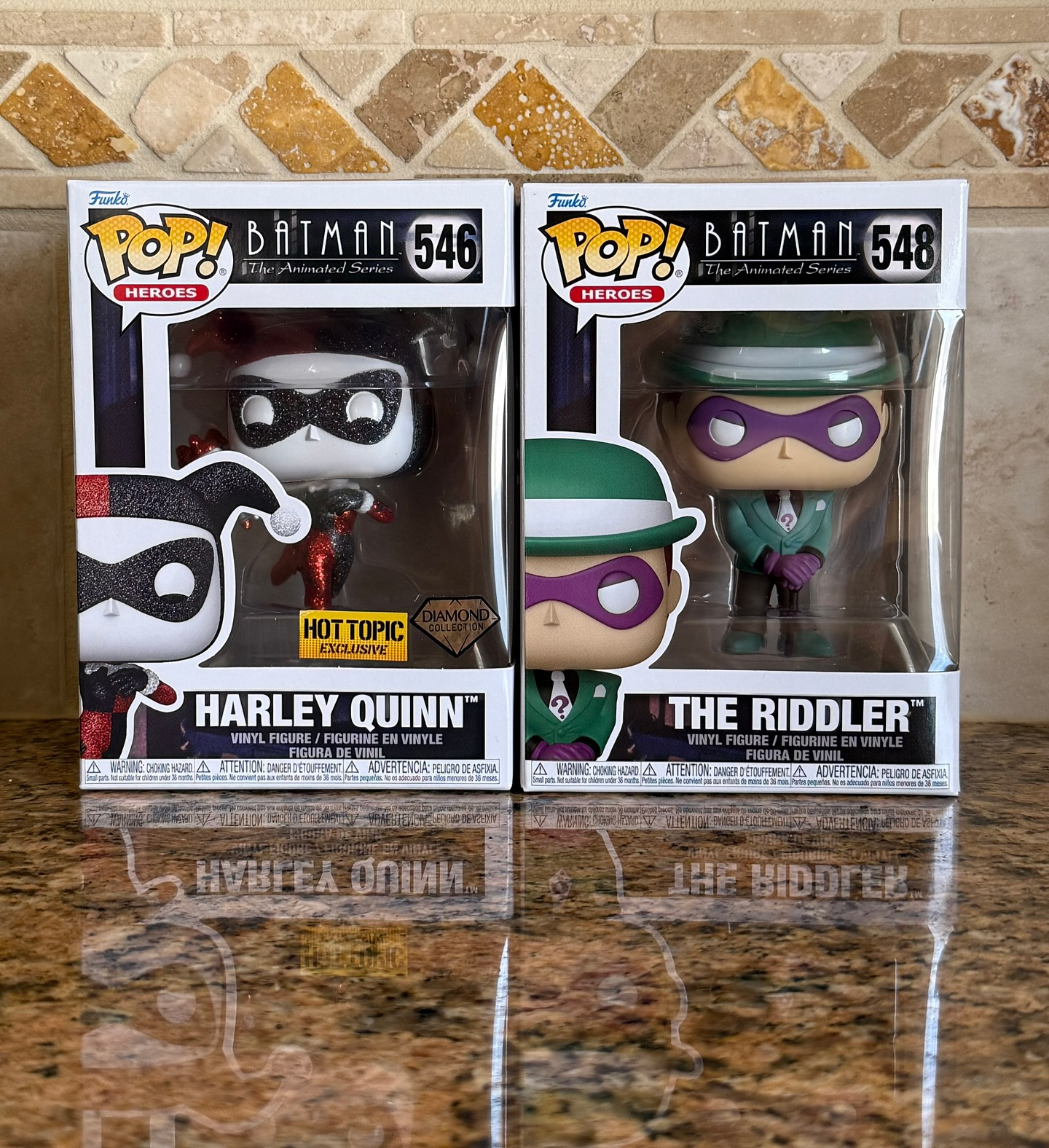 Dis - Picked up Diamond Harley & The Riddler Pops! . #DC #Harley # ...