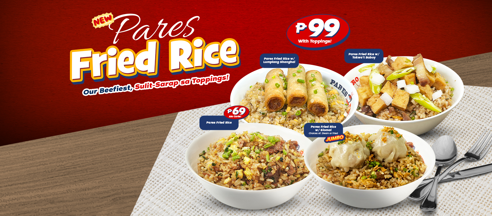Pares - Level-up na ang paborito mong Pares Fried Rice! Our Beefiest ...