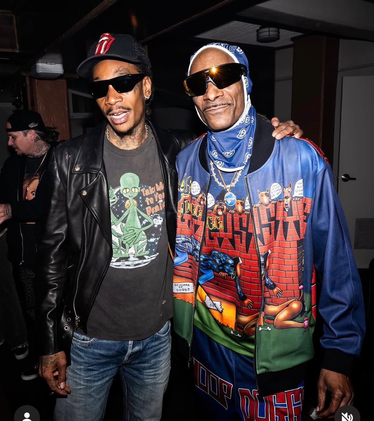 Wiz Khalifa and Snoop Dogg celebrating an early 4/20 holiday