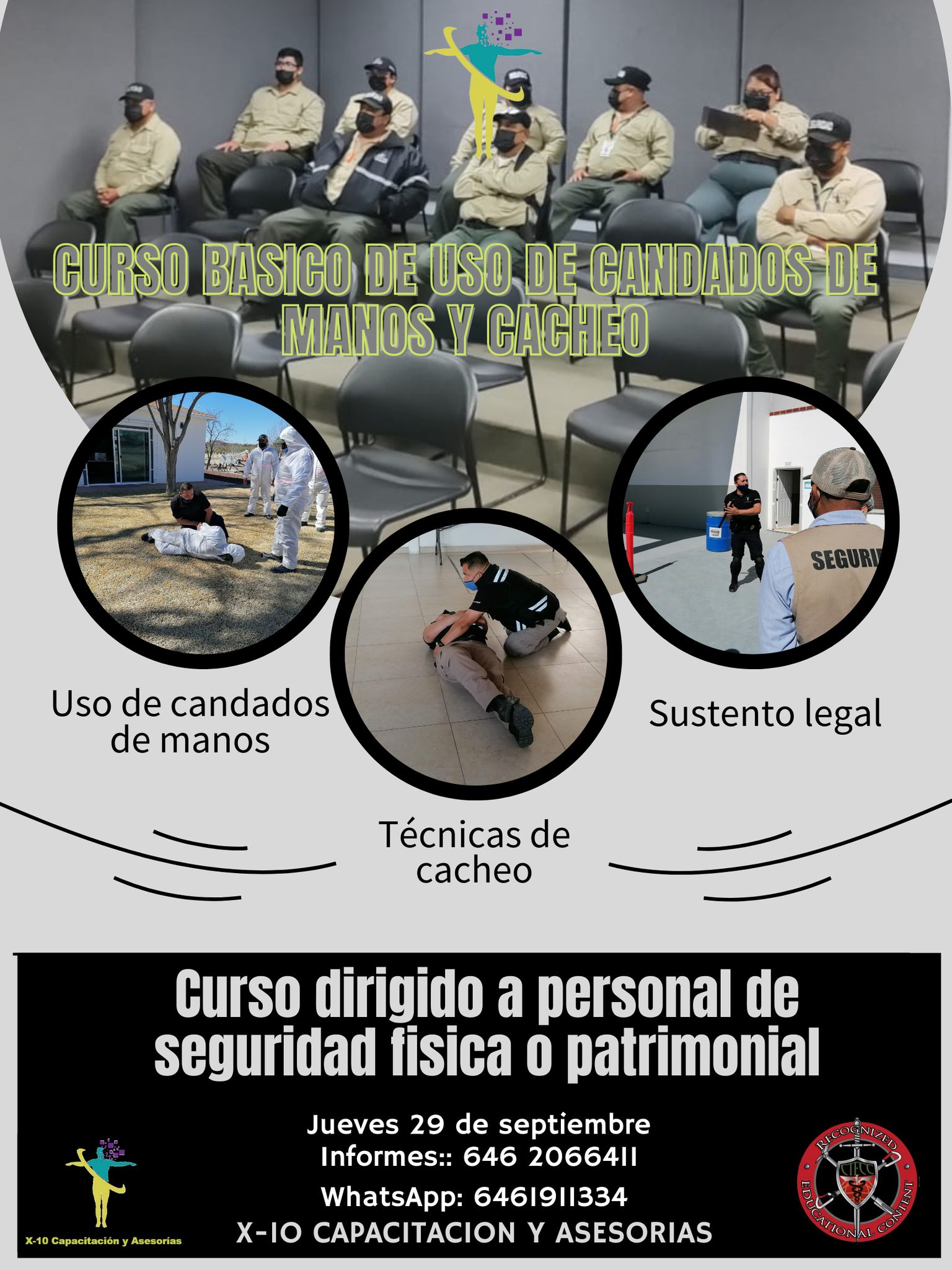 Curso Básico de Uso de Candados de Manos y Cacheo