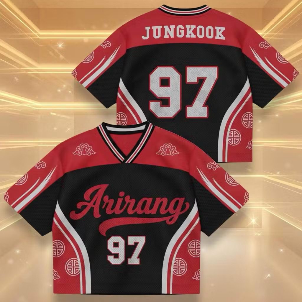 BTS Arirang Korean Jersey 🛒₱499 only COMMENT MINE + MEMBER/ARMY