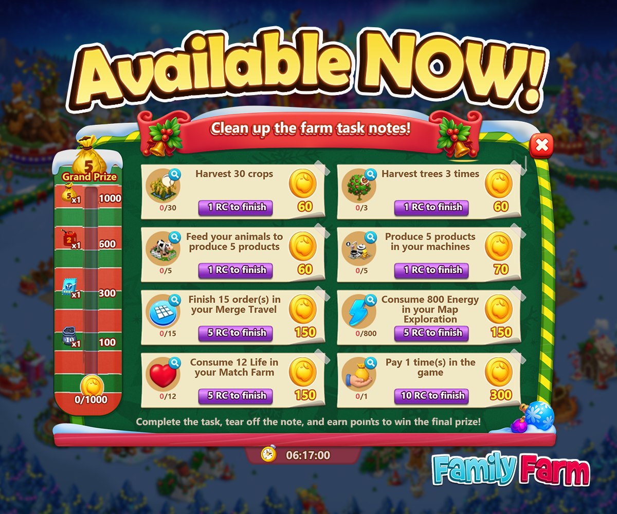 Family - Howdy, farmers! 🎄 The Special Christmas Task is ON! 📝 The ...