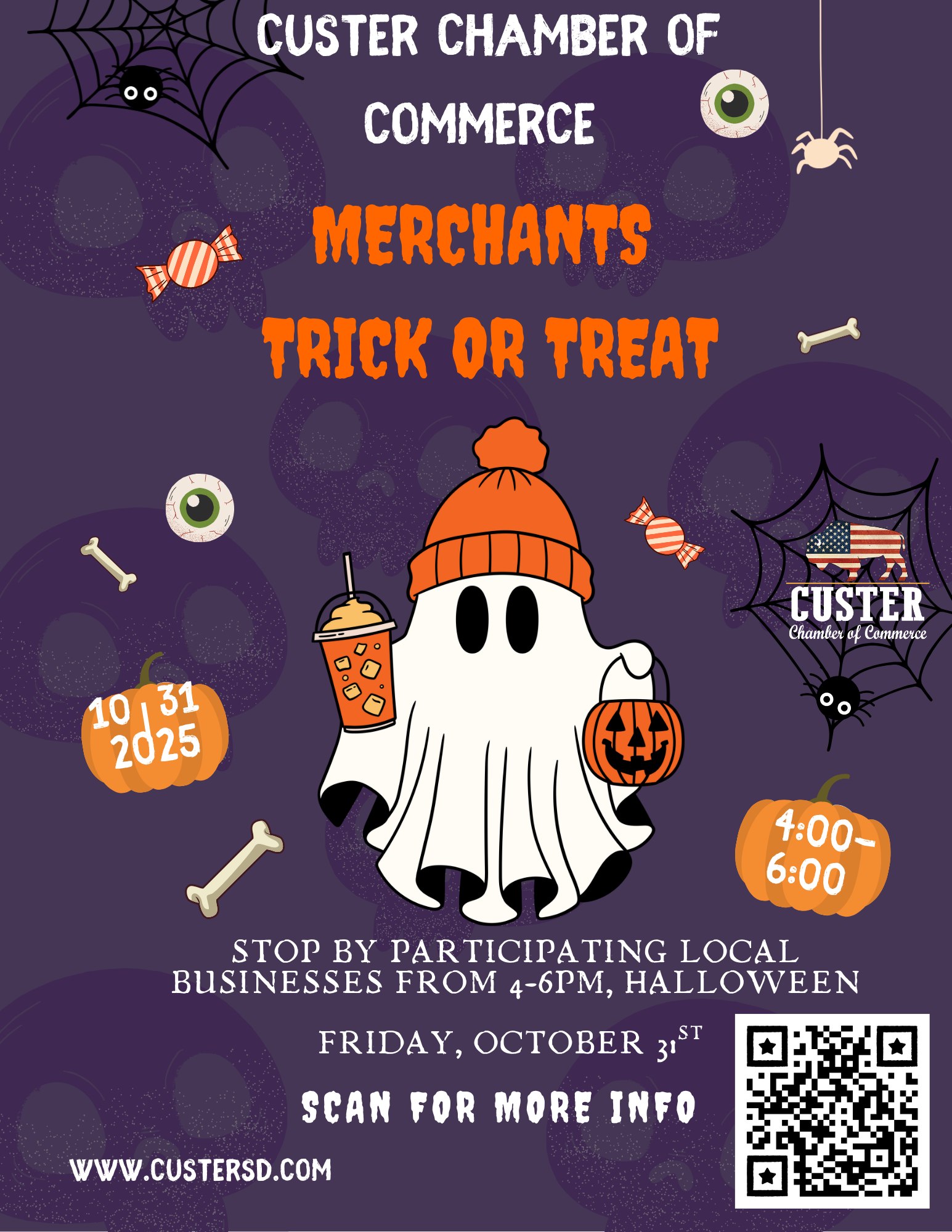 Custer - 🎃👻 It’s almost time for Custer’s Merchants Trick or Treat! 👻🎃 ...