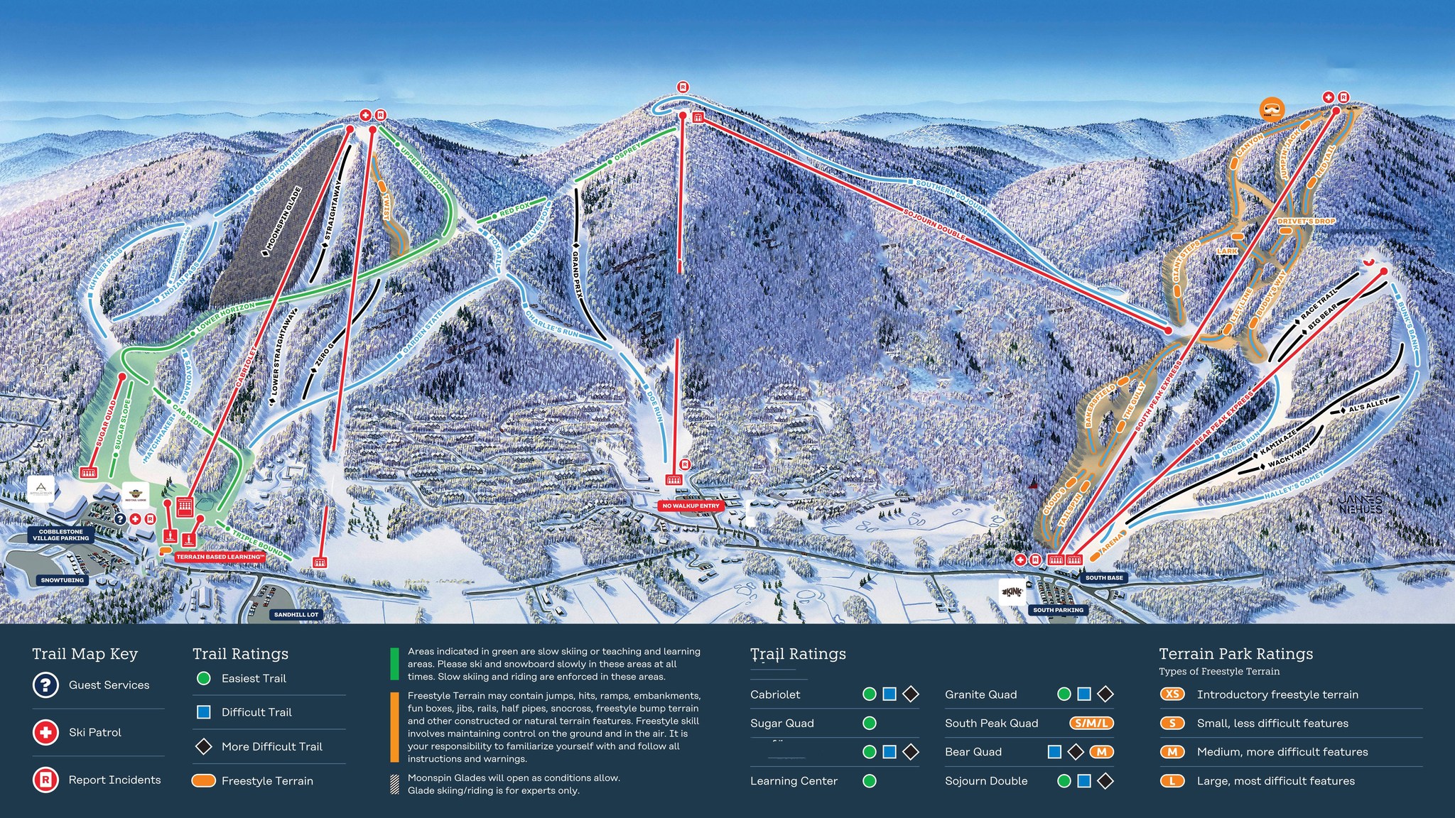 📍🗺️ A beloved mountain with great extreme terrain, this ski