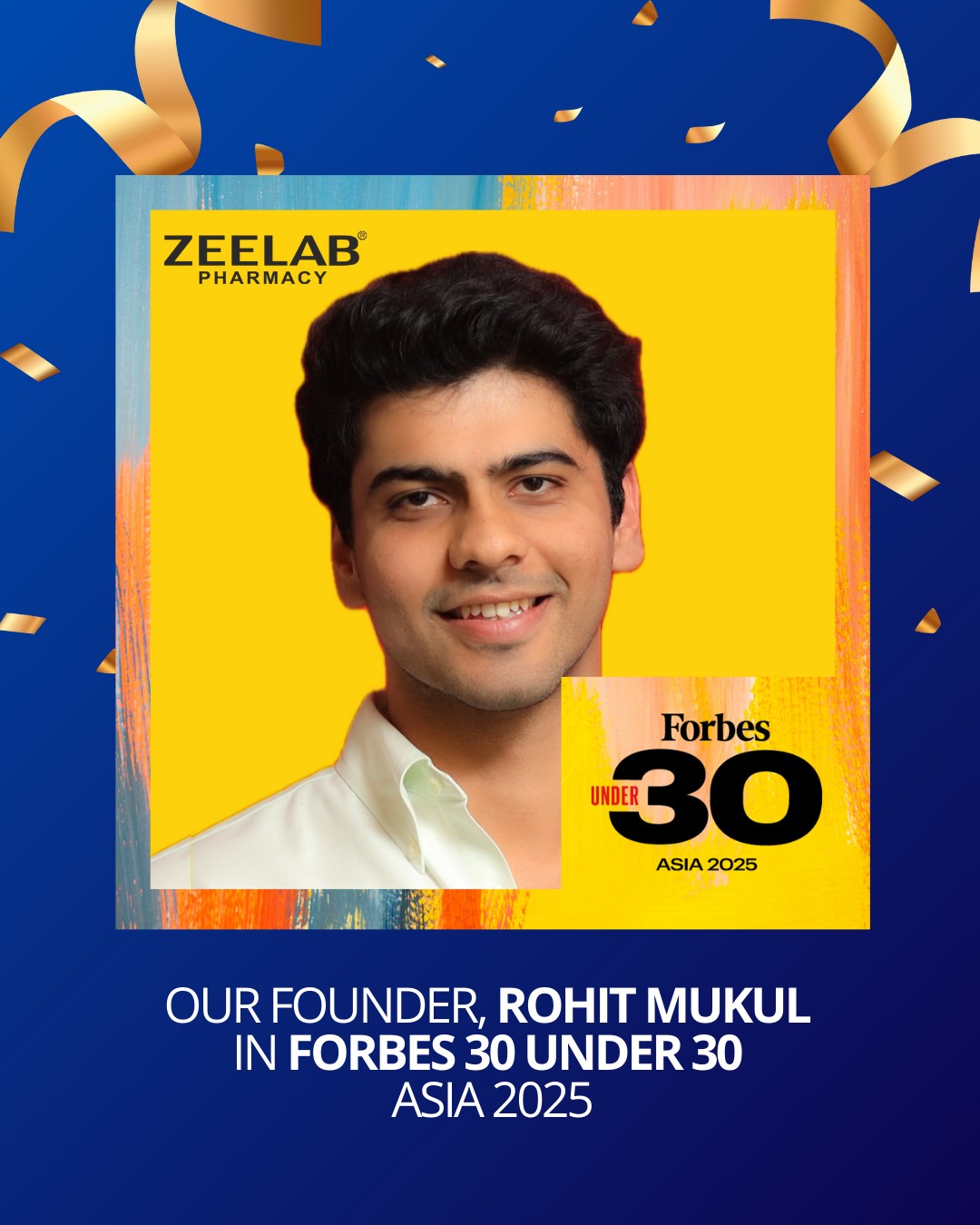 Zeelab - We’re proud to share that our Founder, Rohit Mukul, has been ...