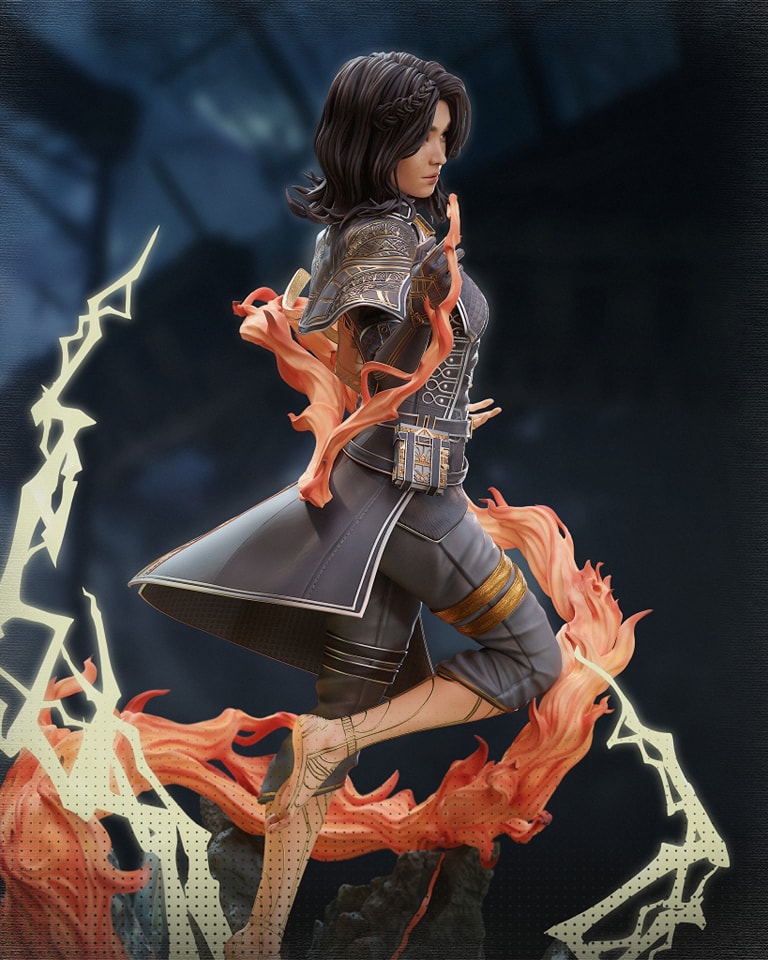Figurine Clair Obscure Expedition 33 – Imprimée 3D – PVC – 15 Cm – Personnage Mignon – Déco Bureau