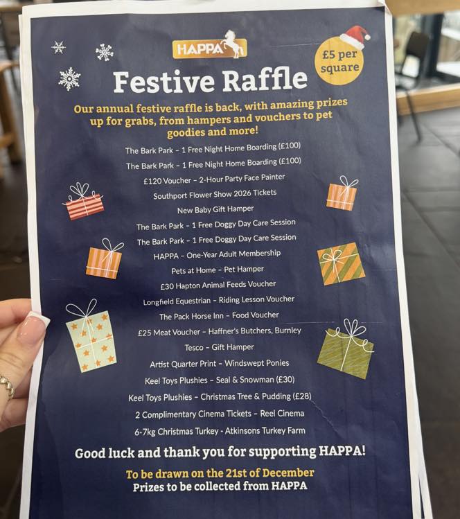The HAPPA Café - 🎄 HAPPA’s Festive Raffle is back! 🎄... | Facebook