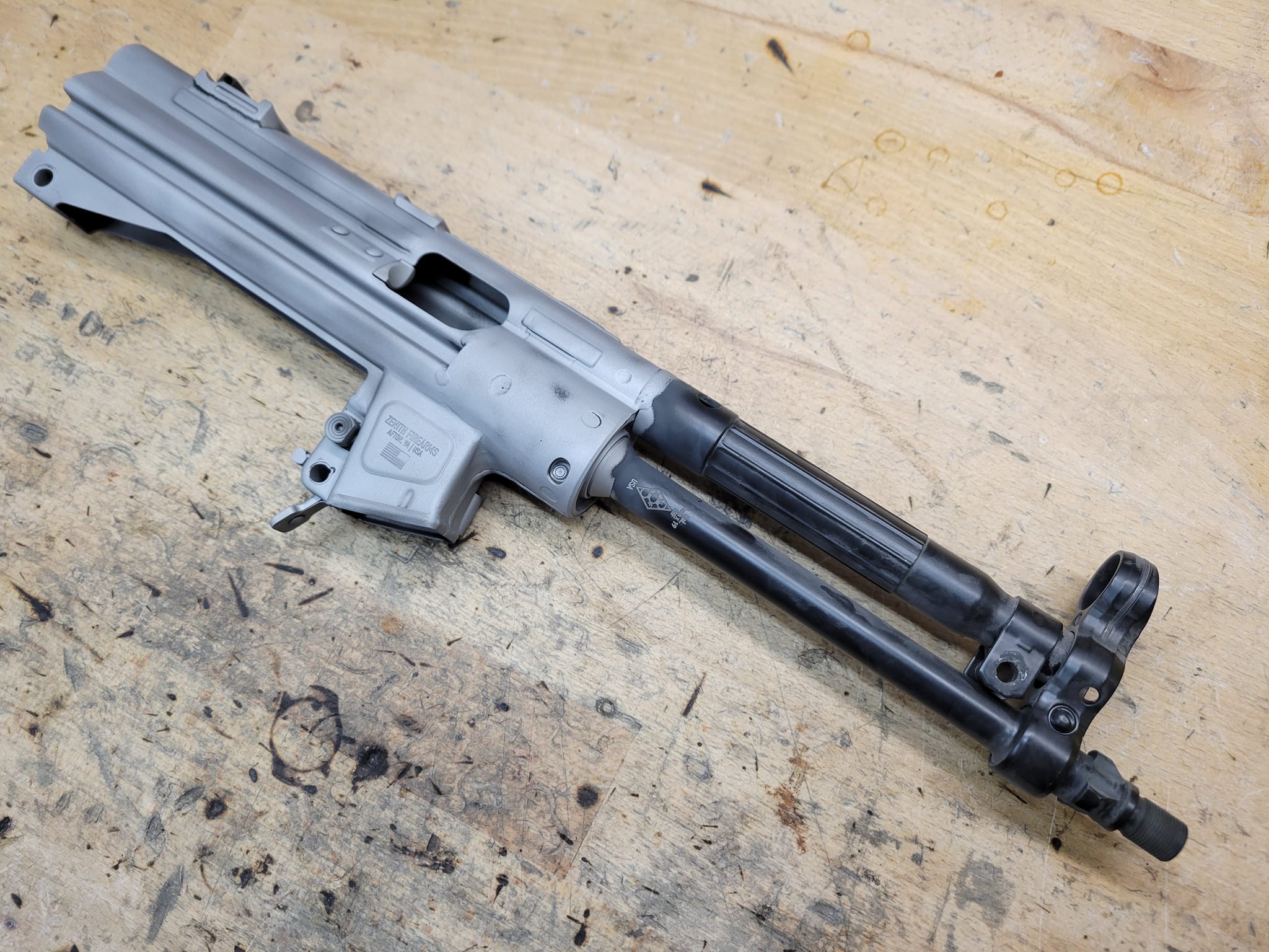 Zenith to MP5SD conversion waits to be completed with a TPM SD