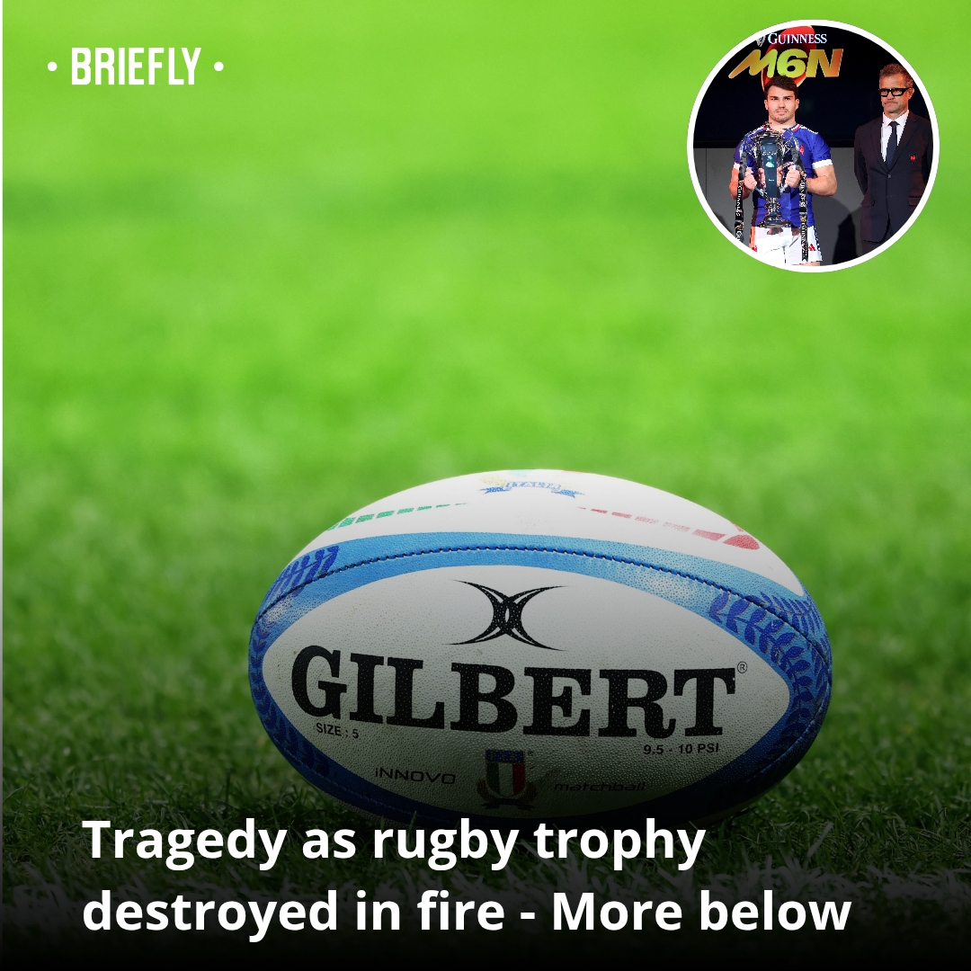 An iconic rugby trophy was... - Briefly - South African News | Facebook