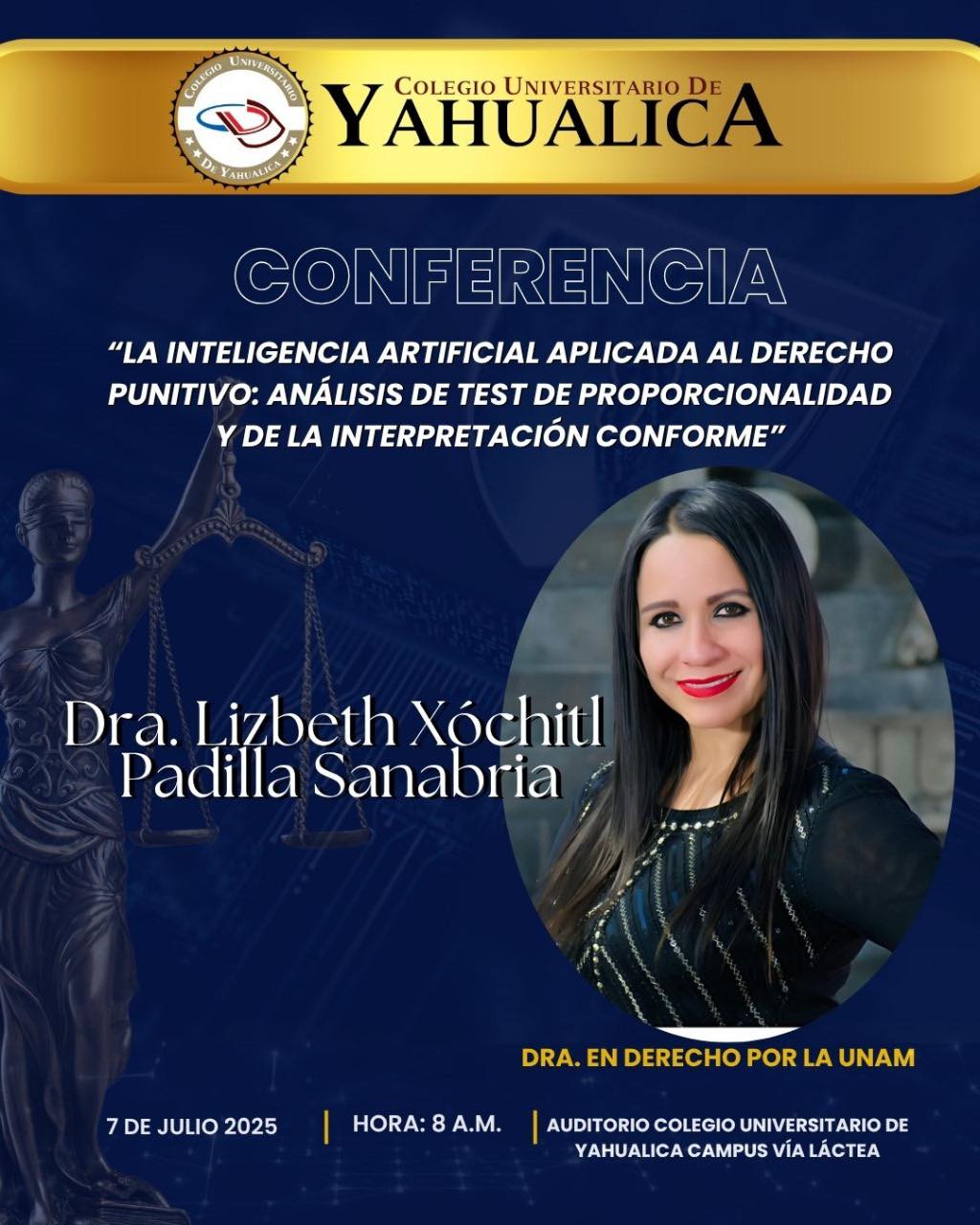 Colegio - 🎓 ¡Conferencia imperdible! 👩‍⚖️ Nos honra la presencia de la ...