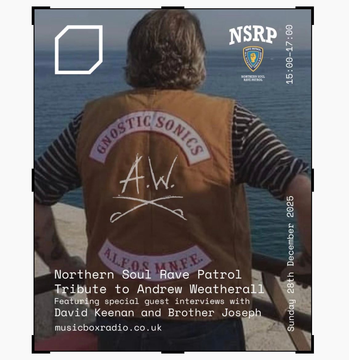 Northern - TUNE IN for TRIBUTE show to ANDREW WEATHERALL celebrating ...