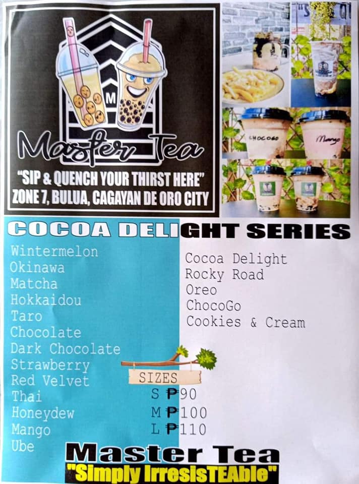 Good day Masters! Here is our updated... - Master Tea Station