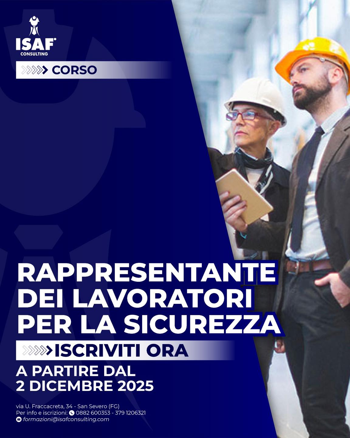 ISAF - 🔴 CORSO RAPPRESENTANTE DEI LAVORATORI PER LA SICUREZZA 👷🏼‍♂️ Il ...