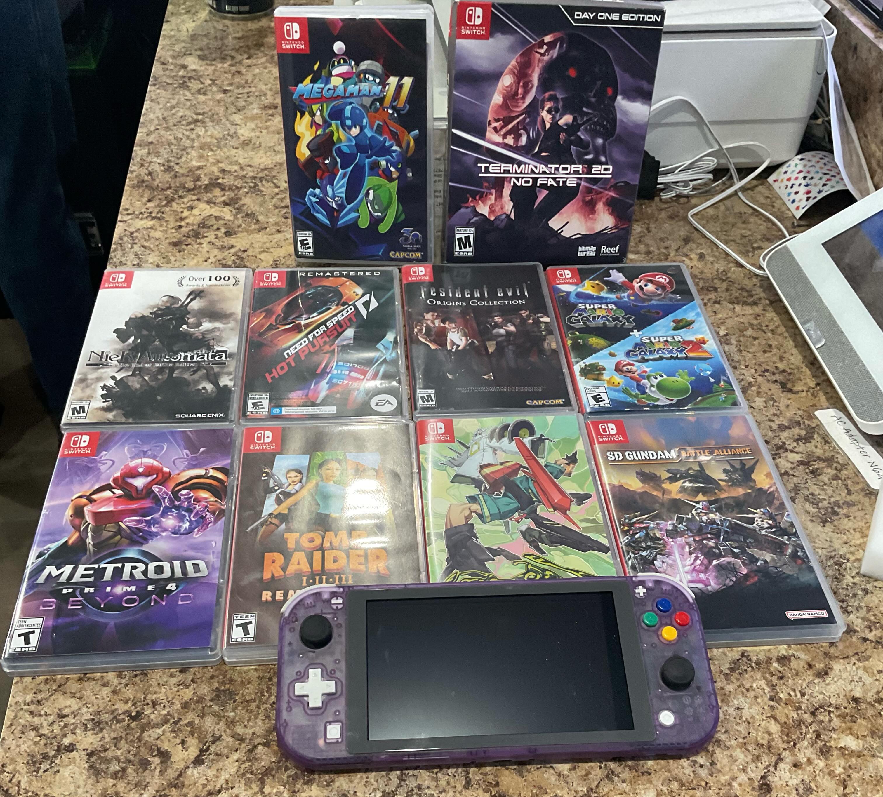 We just received a very nice Nintendo Switch Lite and an amazing
