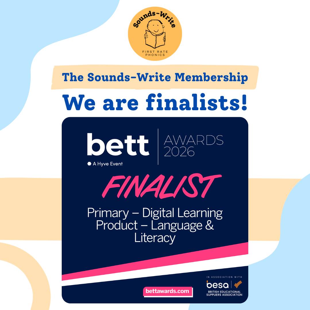 Sounds-Write - We’re finalists! 🎉 We’re delighted to... | Facebook