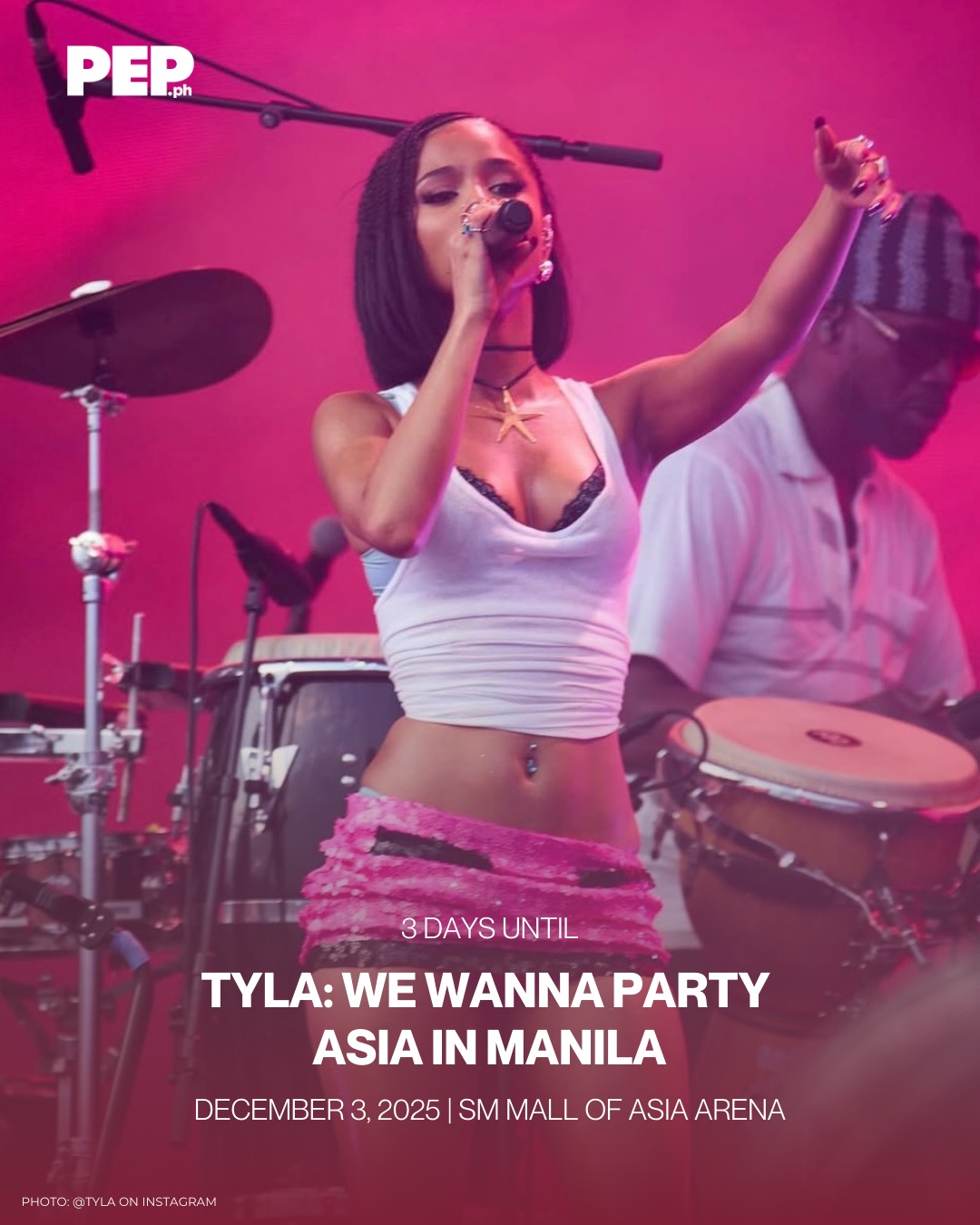 pep.ph - Just 3 days to go before Tyla finally lands in Manila for her ...