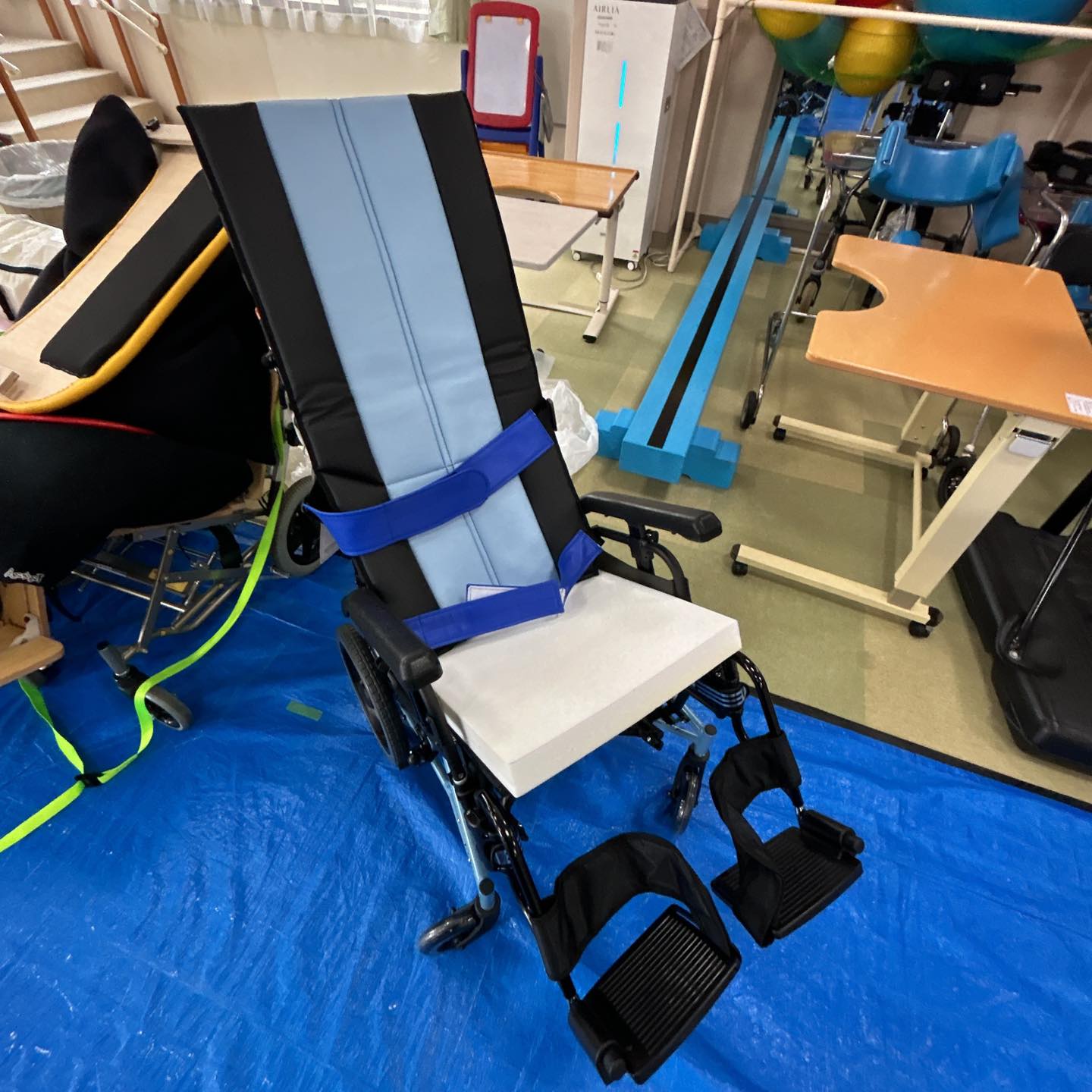 車椅子(仮合わせ)】ミキ グランドフリッチャー ピクシー ミキ製の 