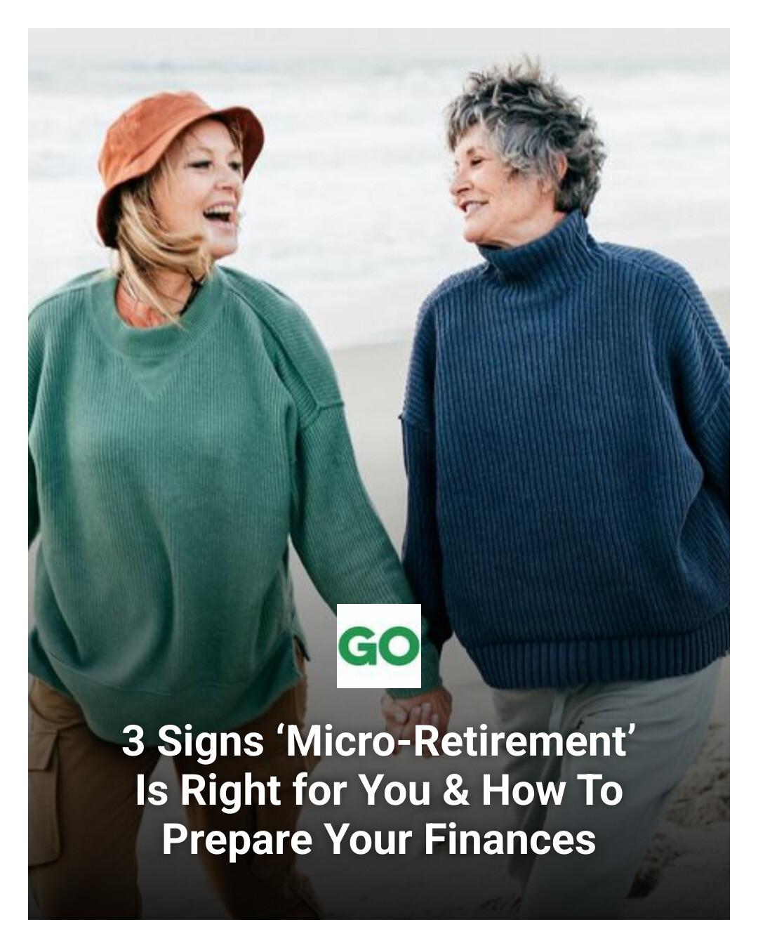 GOBankingRates - 🌴 A micro-retirement can recharge your... | Facebook