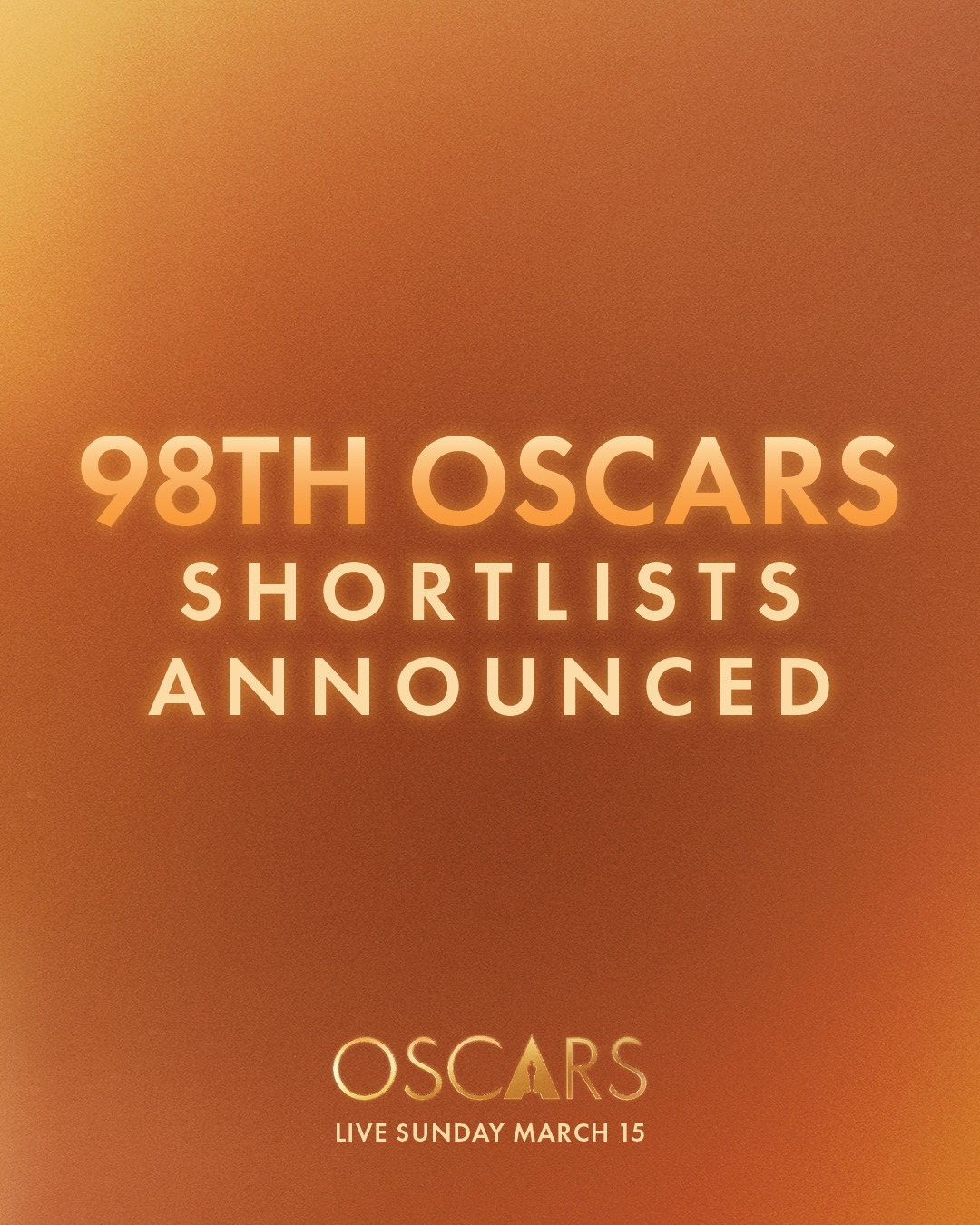 The Academy - Presenting the 98th #Oscars shortlists in 12 award ...
