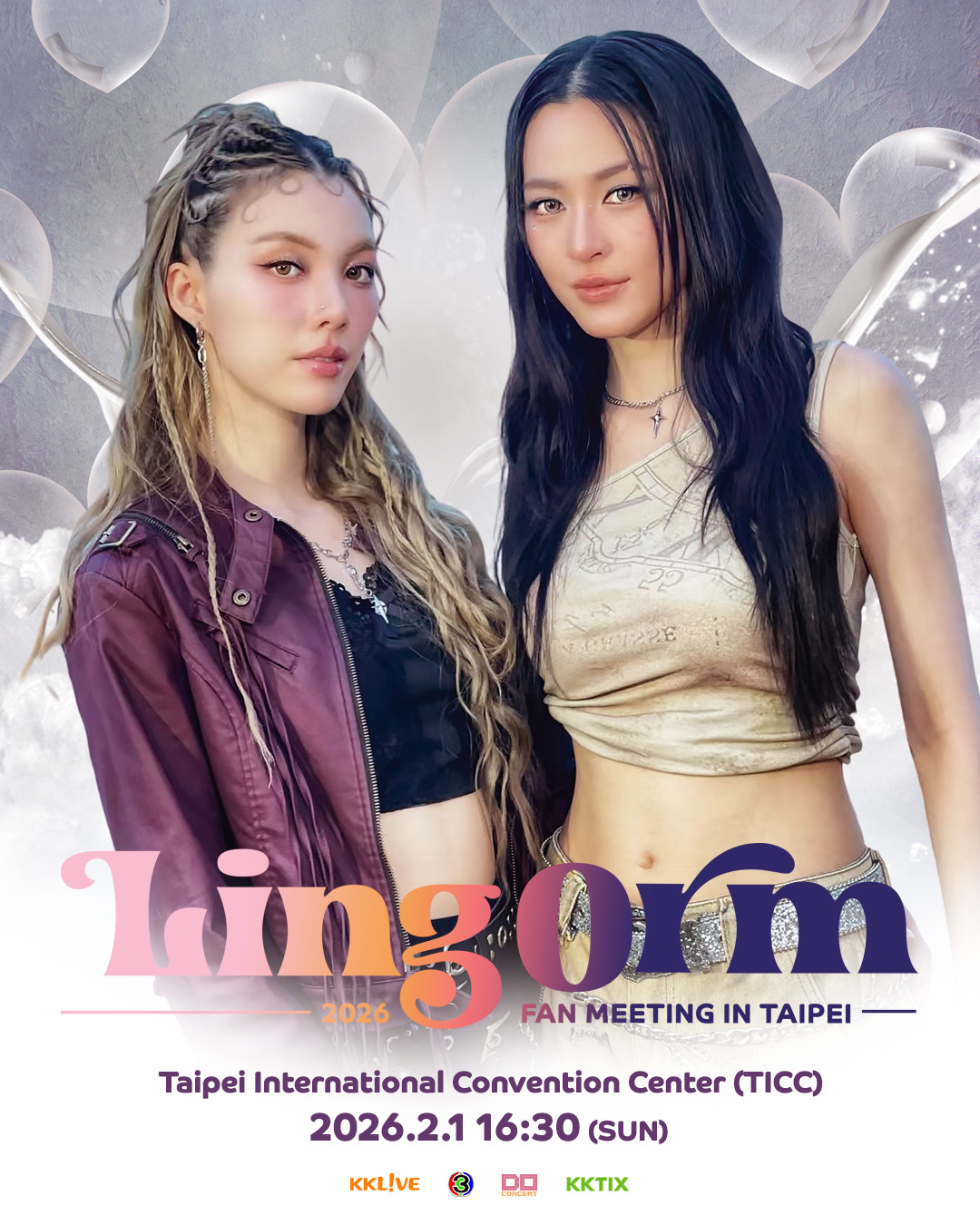 KKLIVE - ︎ LingOrm 2026 FAN MEETING IN TAIPEI 泰國 「GL 劇天花板」 Ling & Orm ...