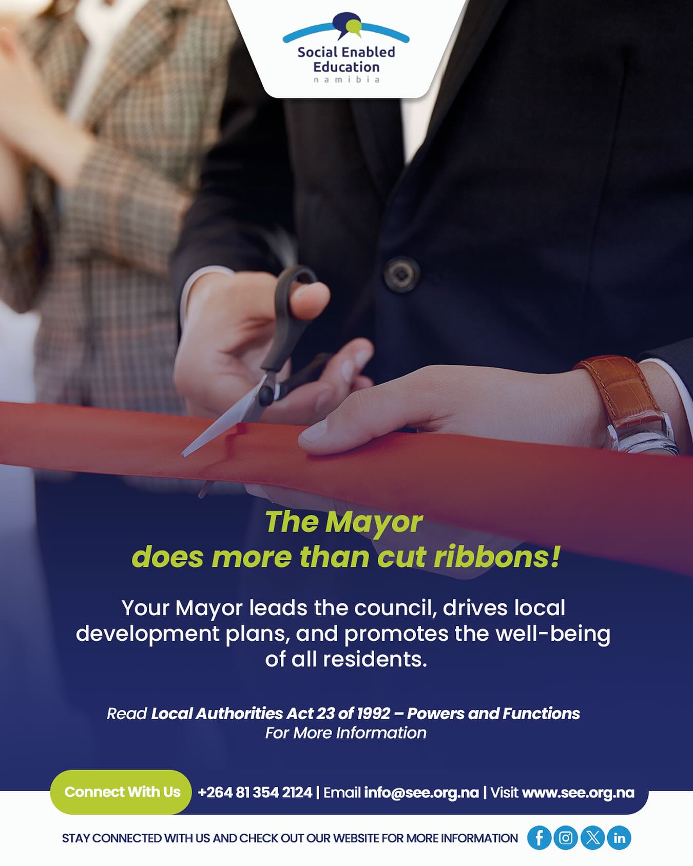 Social - Behind every ribbon-cutting is a leader driving real change ...