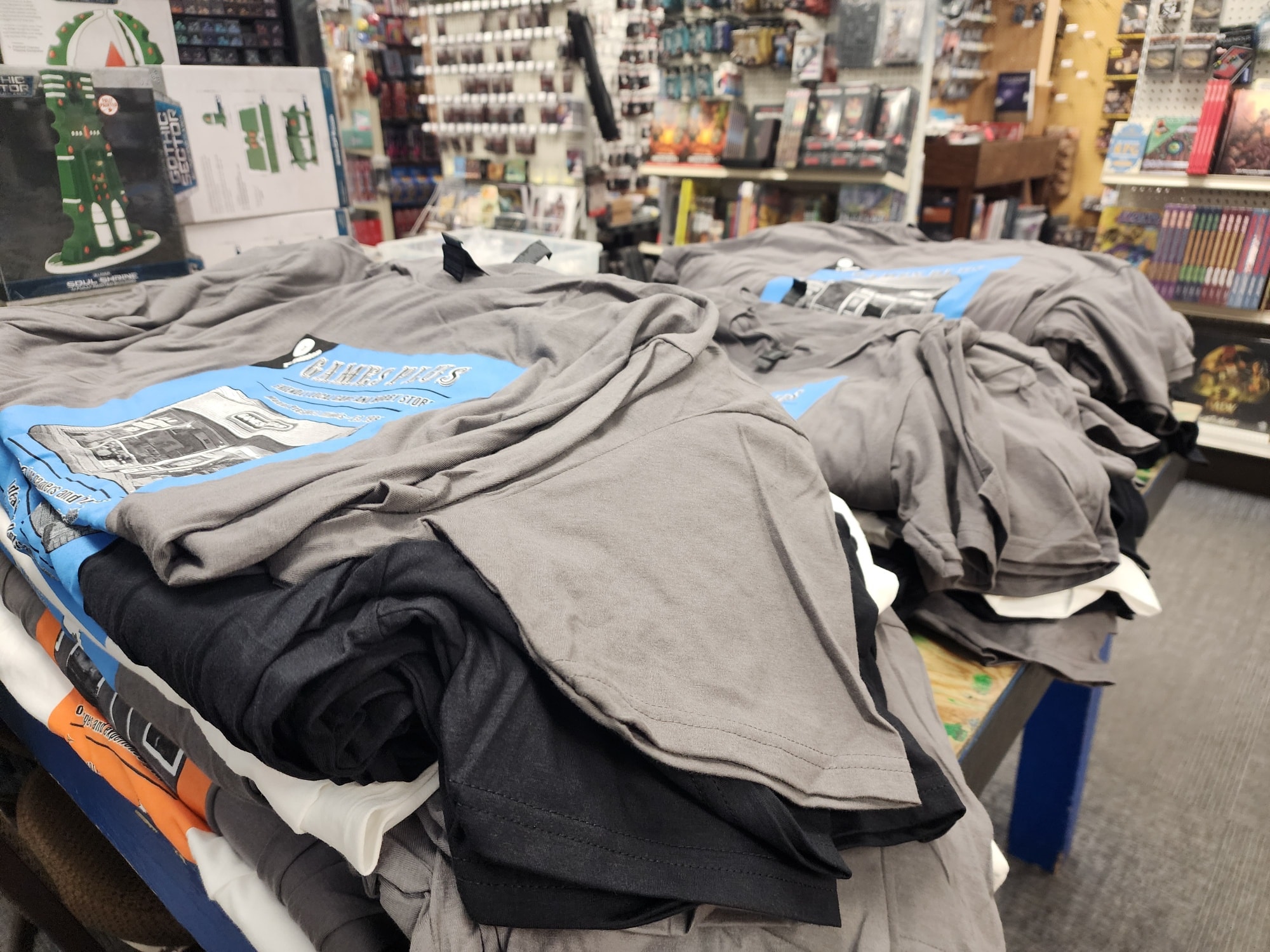 Games Plus edition shirts now available