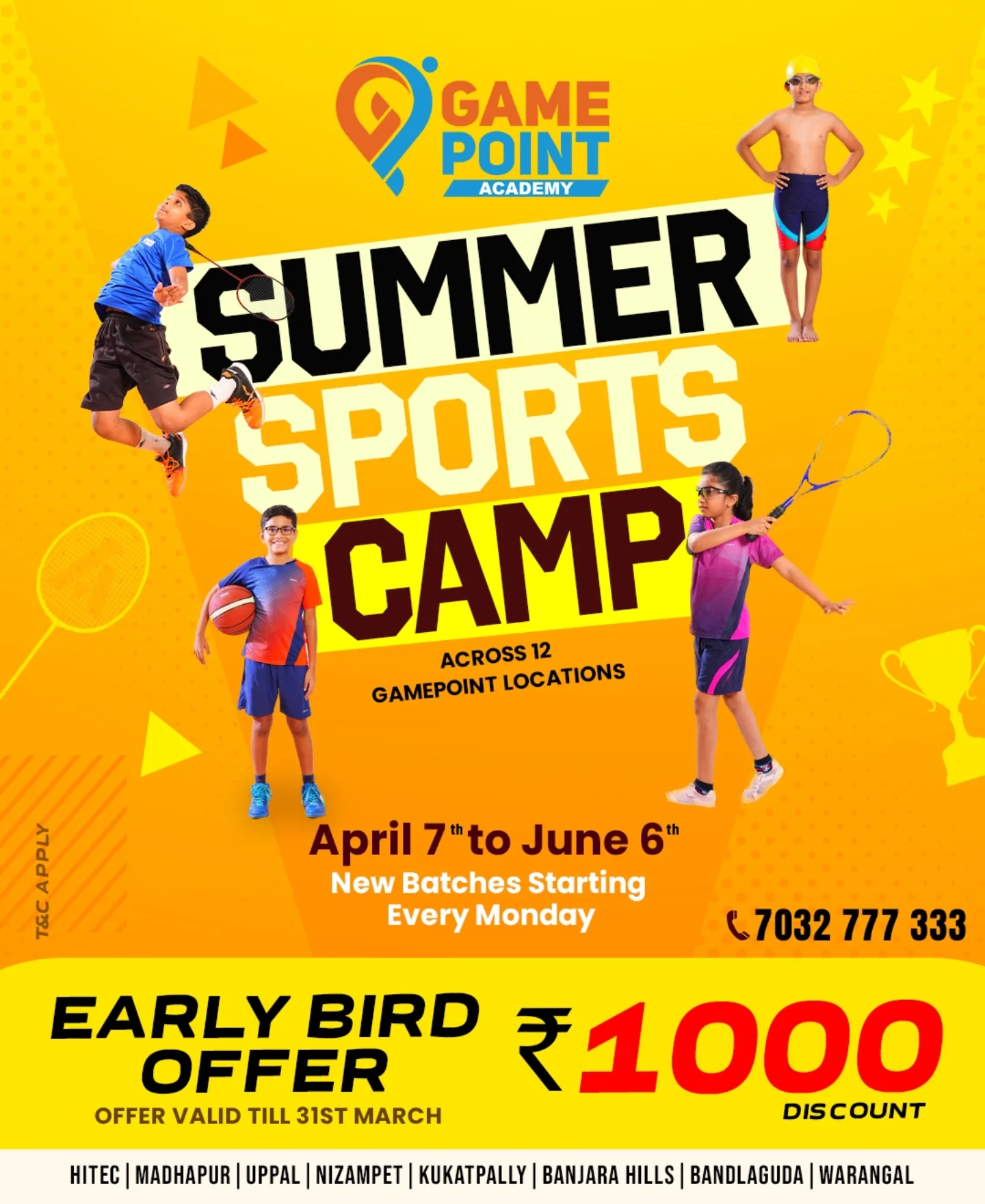 Gamepoint - ☀️ This Summer, Swap Screens for Sports! 🏸🏀⚽ Gamepoint’s ...