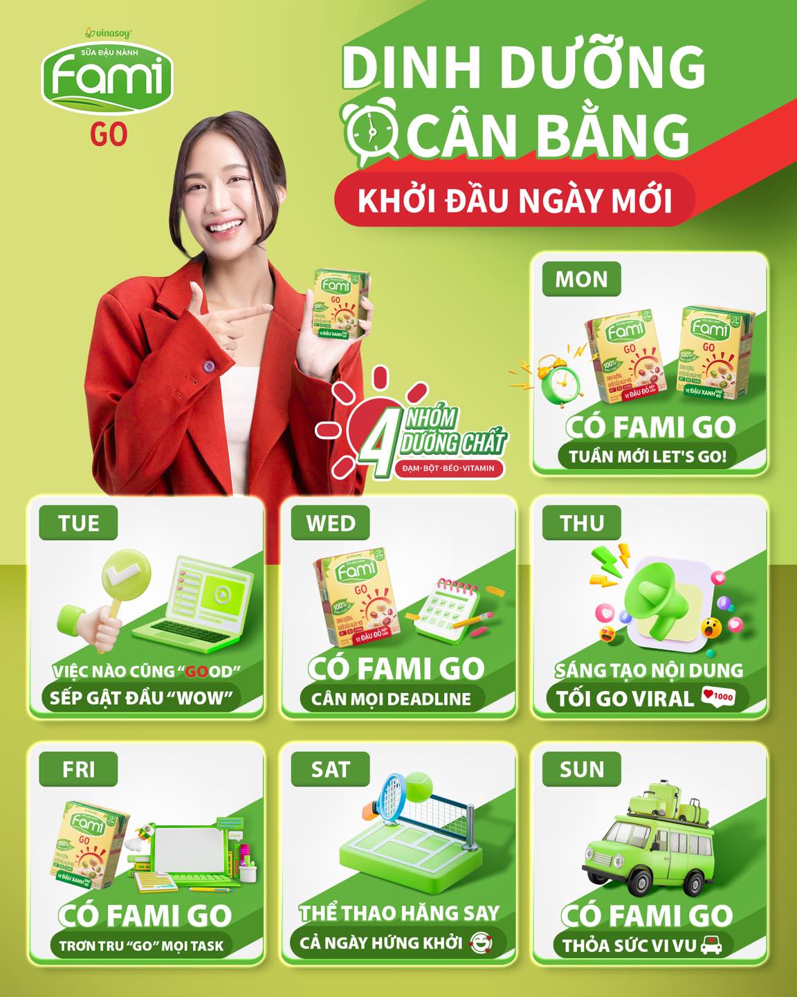 Nhà - SÁNG CÓ FAMI GO, DINH DƯỠNG CÂN BẰNG CHO CẢ TUẦN HỨNG KHỞI! 🌟Thứ ...