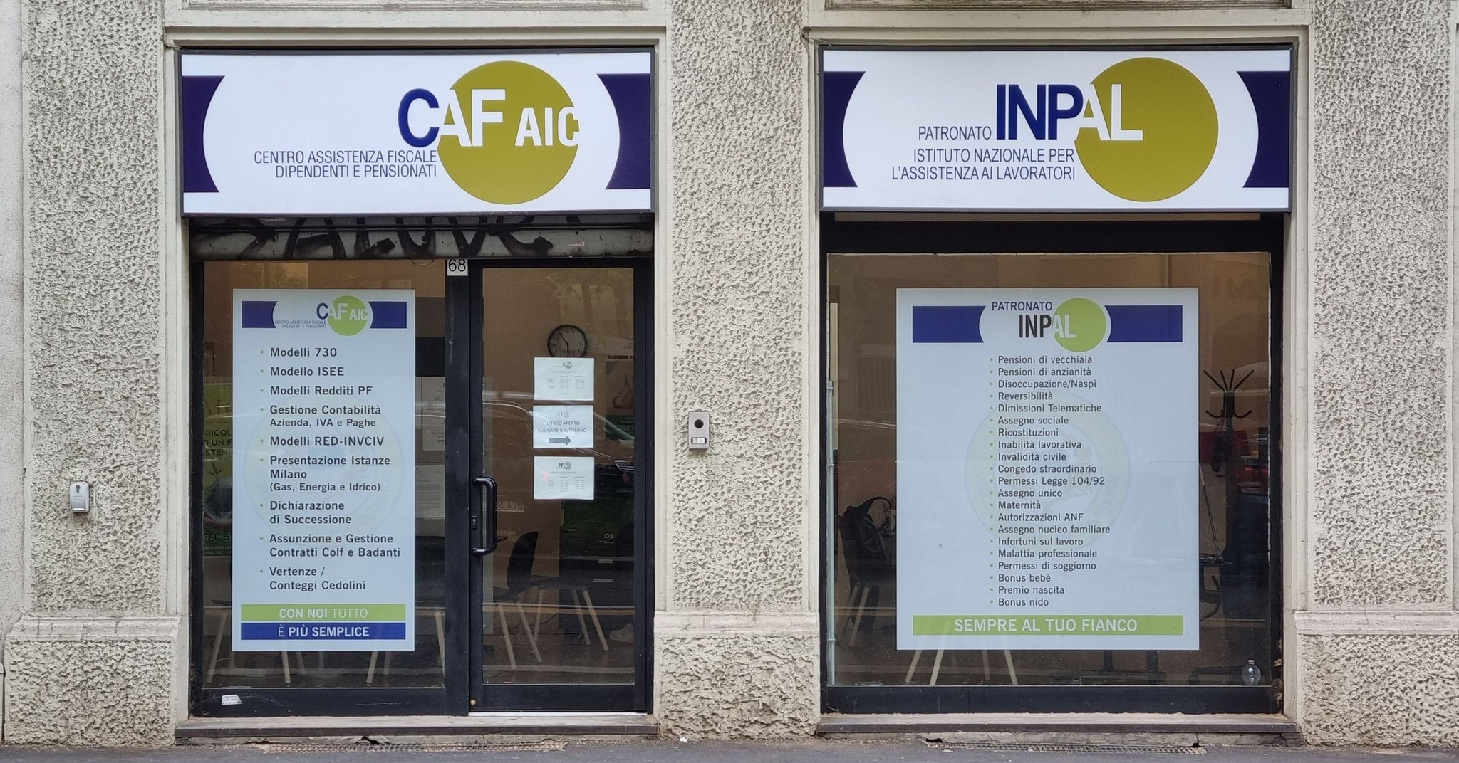 CAF AIC - Patronato INPAL Milano Abruzzi | Milan