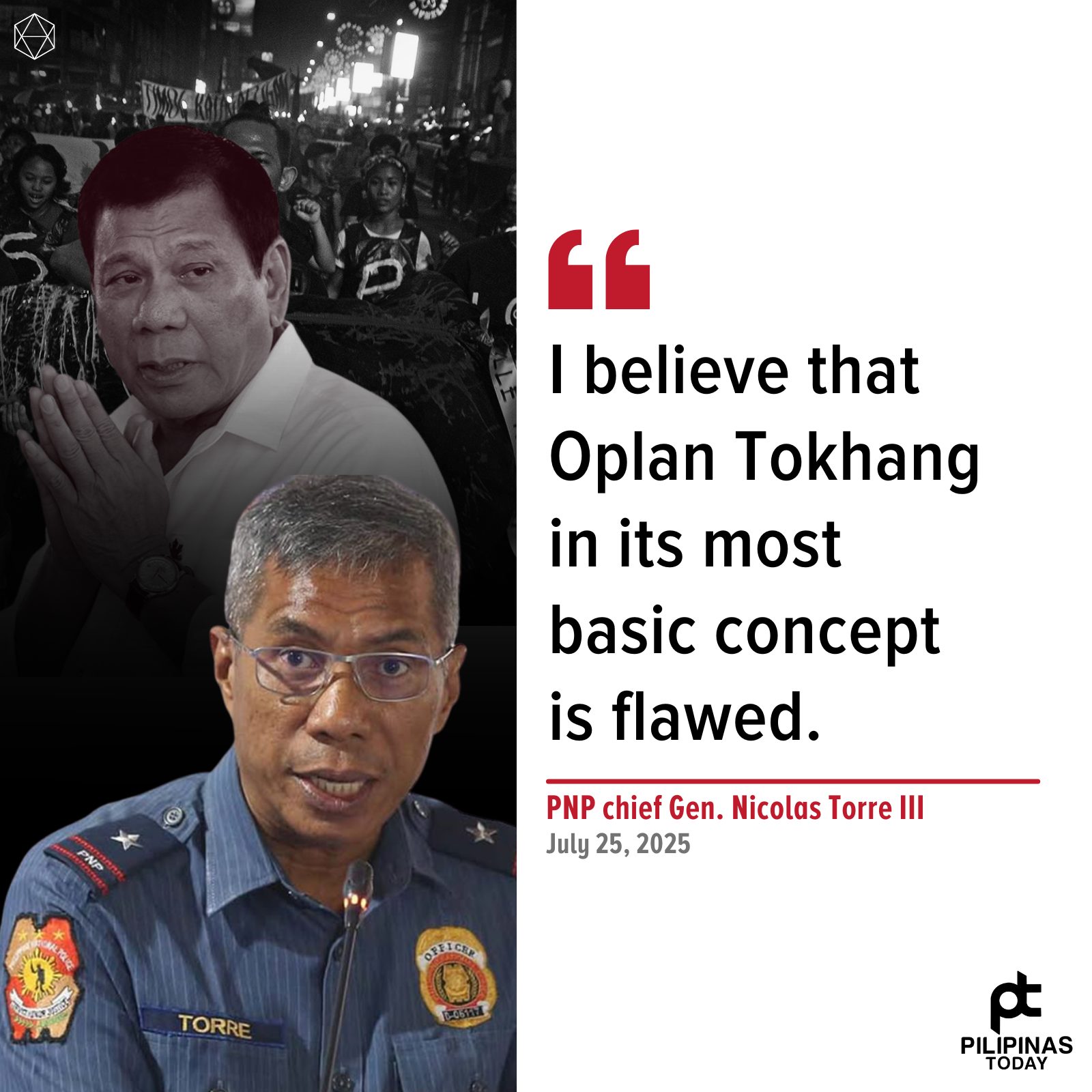 Pilipinas - Matod ni Philippine National Police (PNP) chief Gen ...