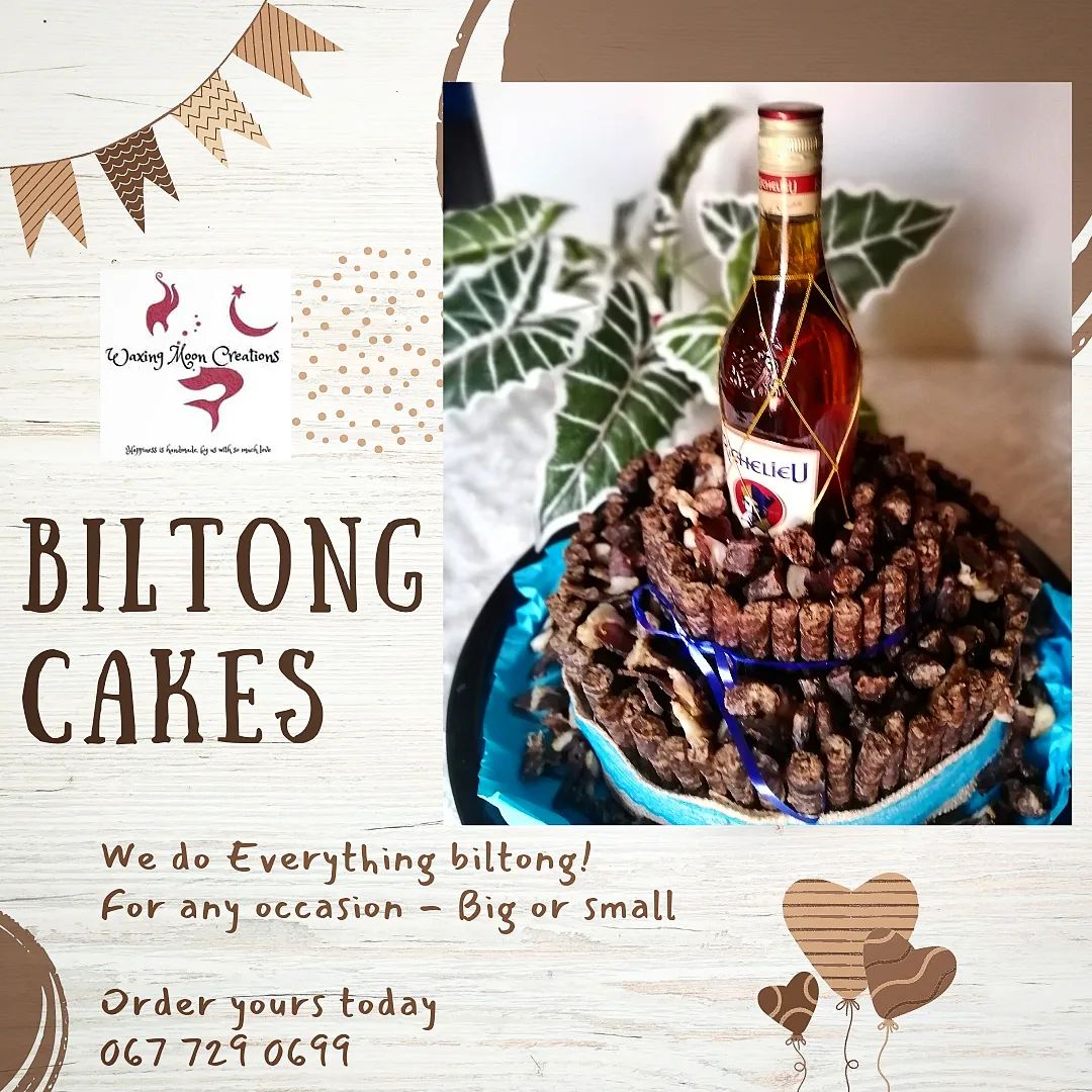 Waxing Moon Creations - Our famous biltong cakes are absolutely ...