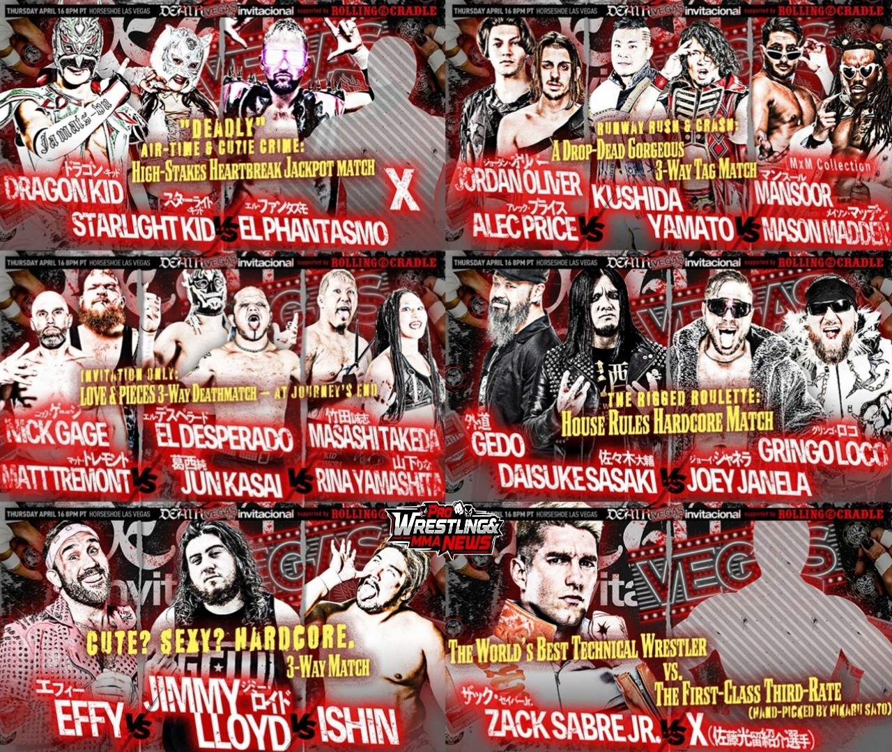 NJPW Death Vegas Invitational event details and match lineup