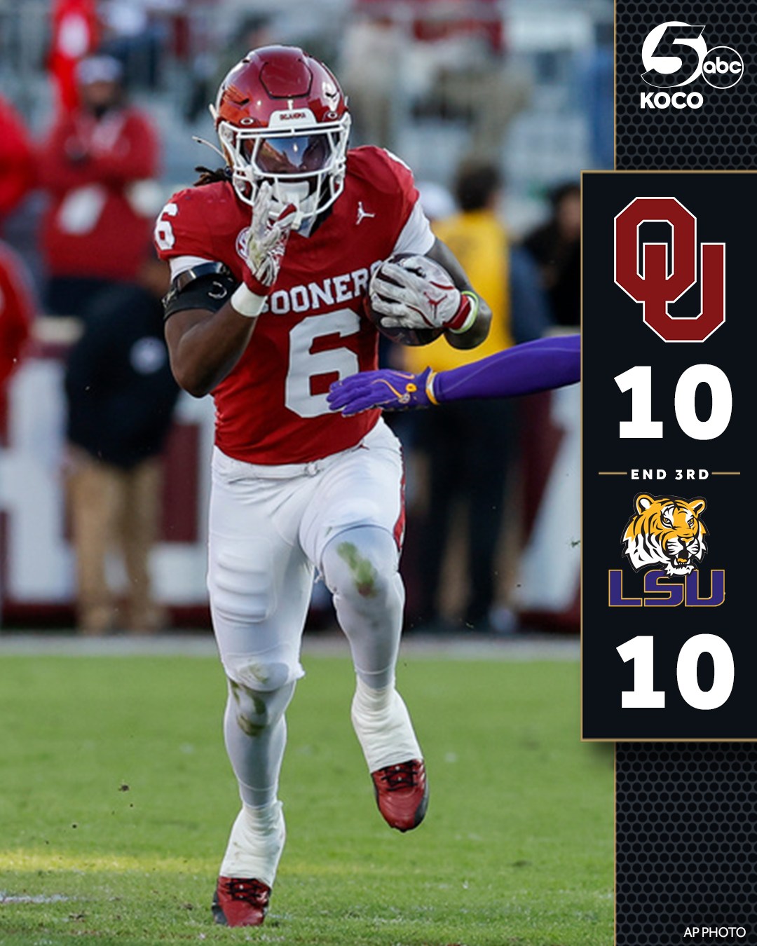 KOCO 5 News - BOOMER SOONER! 🏈 Momentum has swung in OU's... | Facebook