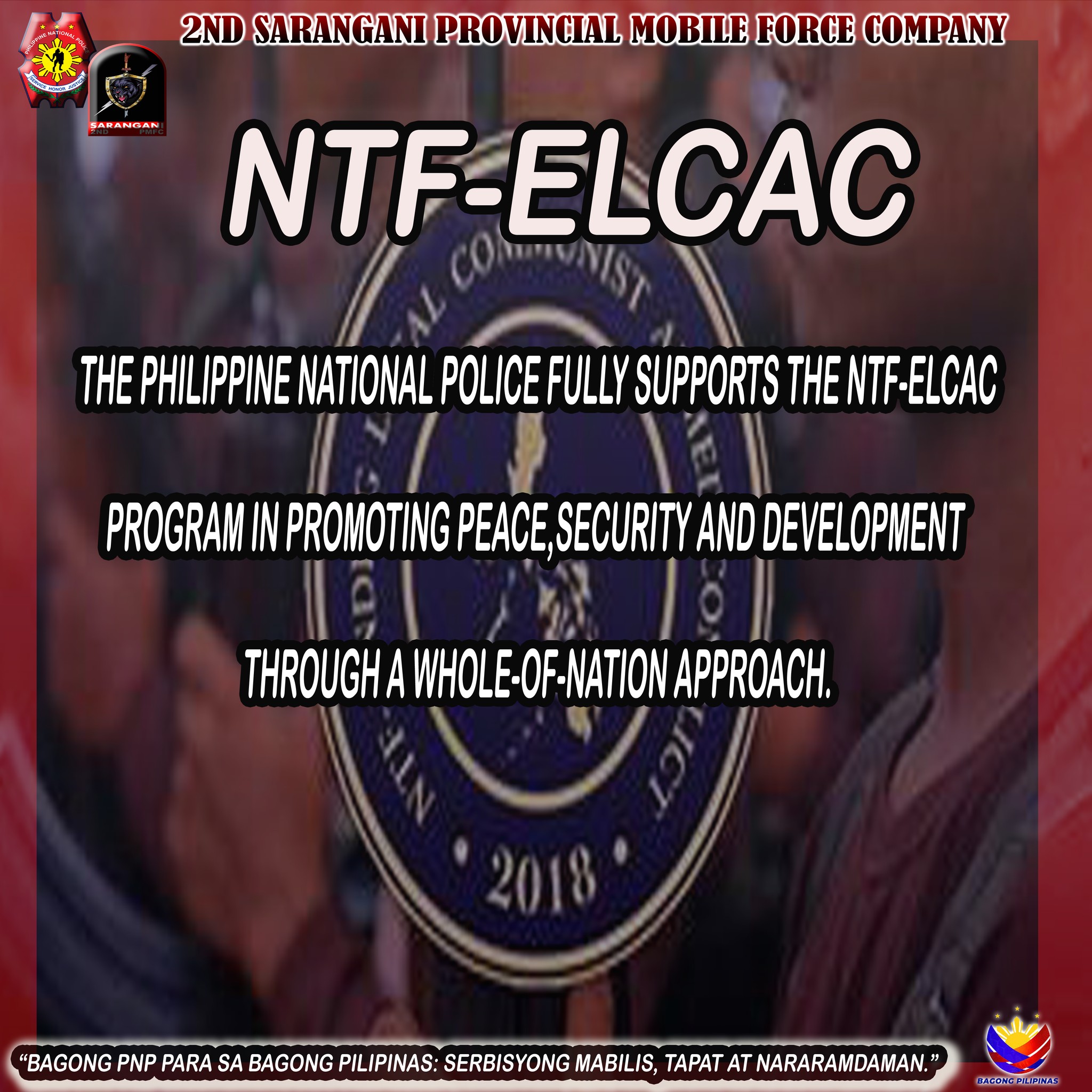 NTF-ELCAC 2𝑵𝑫 𝑺𝑨𝑹𝑨𝑵𝑮𝑨𝑵𝑰 𝑷𝑴𝑭𝑪 𝑪𝑨𝑹𝑬𝑺... - SecondSarangani Pmfc | Facebook