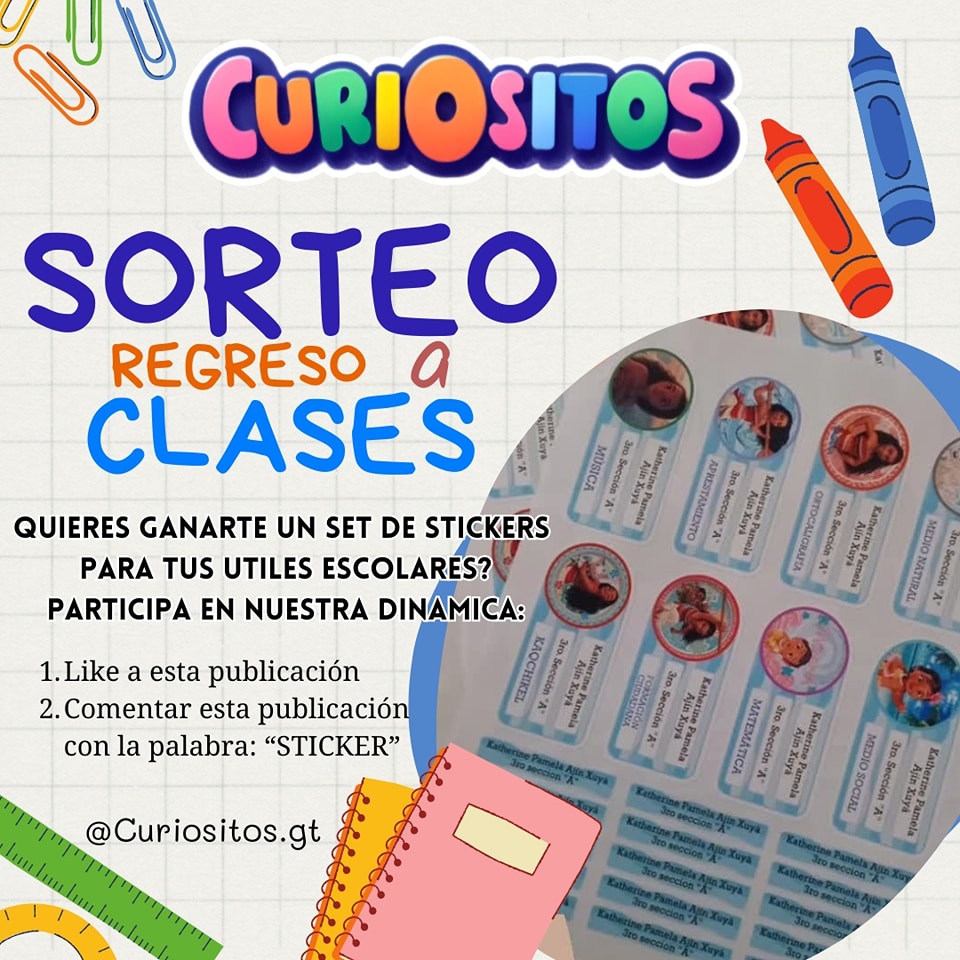 Curiositos.gt - 📚 El ciclo escolar está cerca 📚 Queremos acompañarte en ...