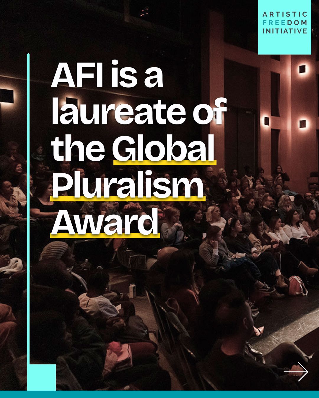 Artistic - AFI is honored to share that we are 2025 Laureates of the ...