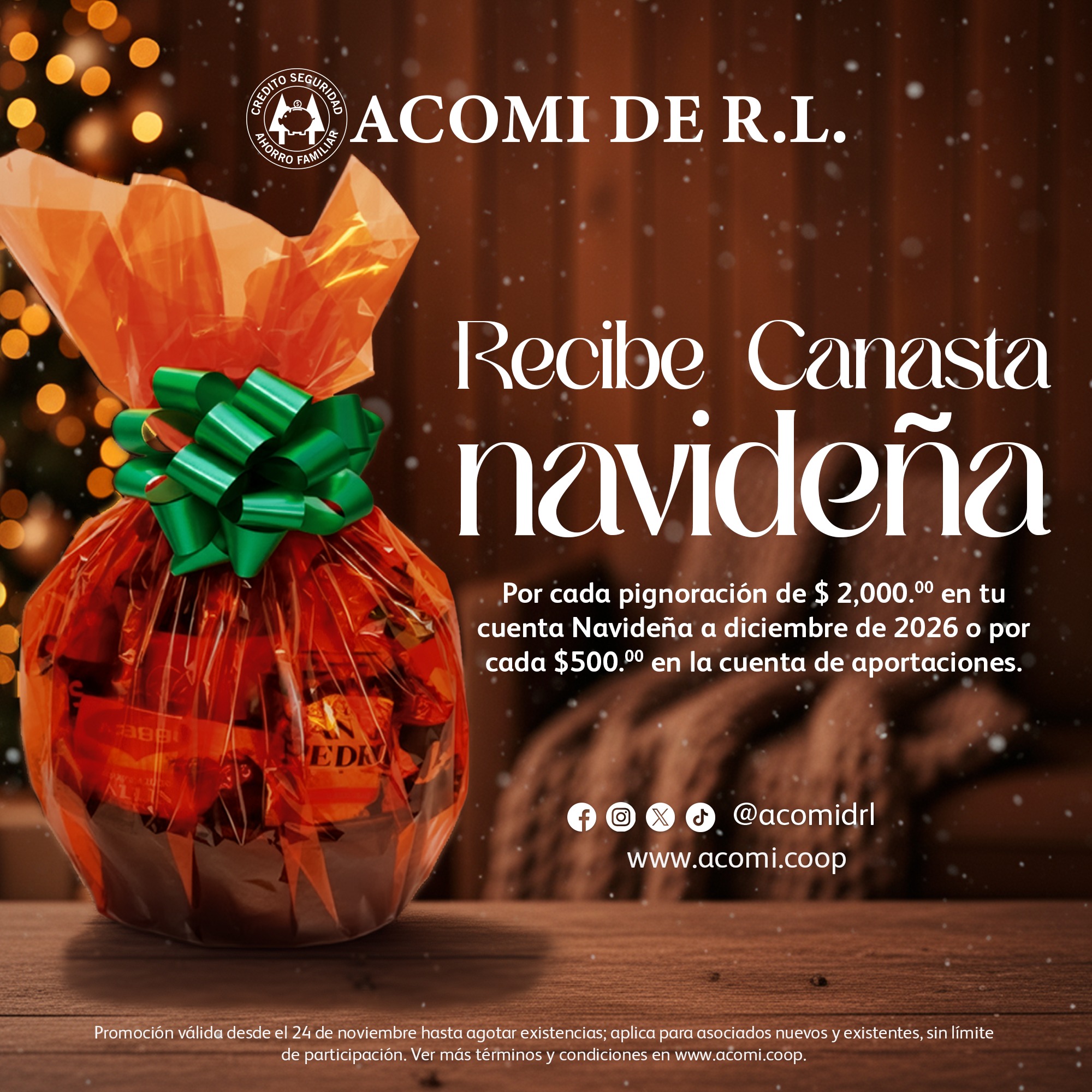 ACOMI - ¡Celebra la Navidad con ACOMI de R.L.!🎄🎅 Por cada pignoración ...