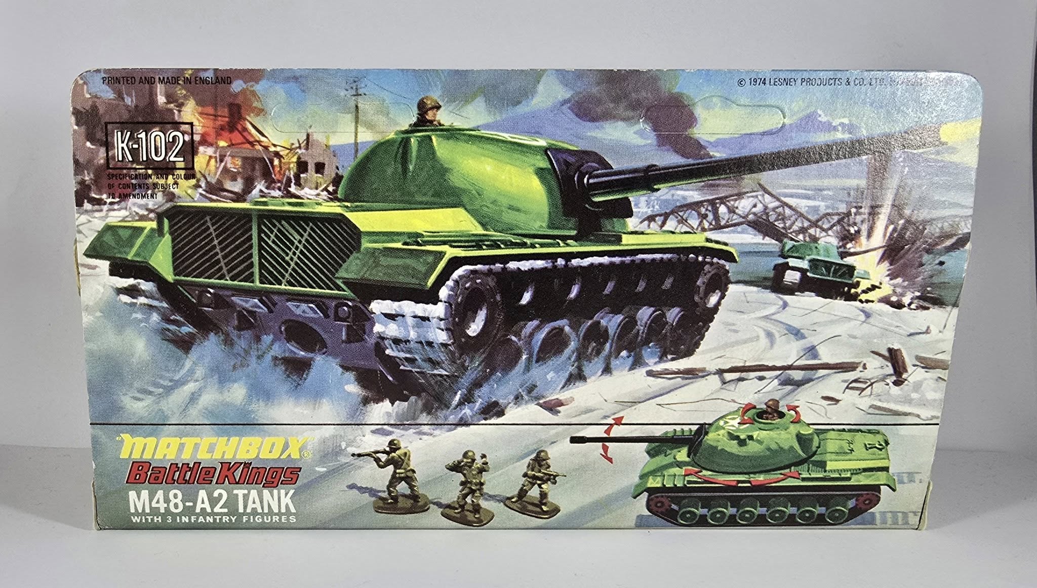 Matchbox Battle Kings 1974 Vehicle Year Diecast Tanks & Military Vehicles for sale