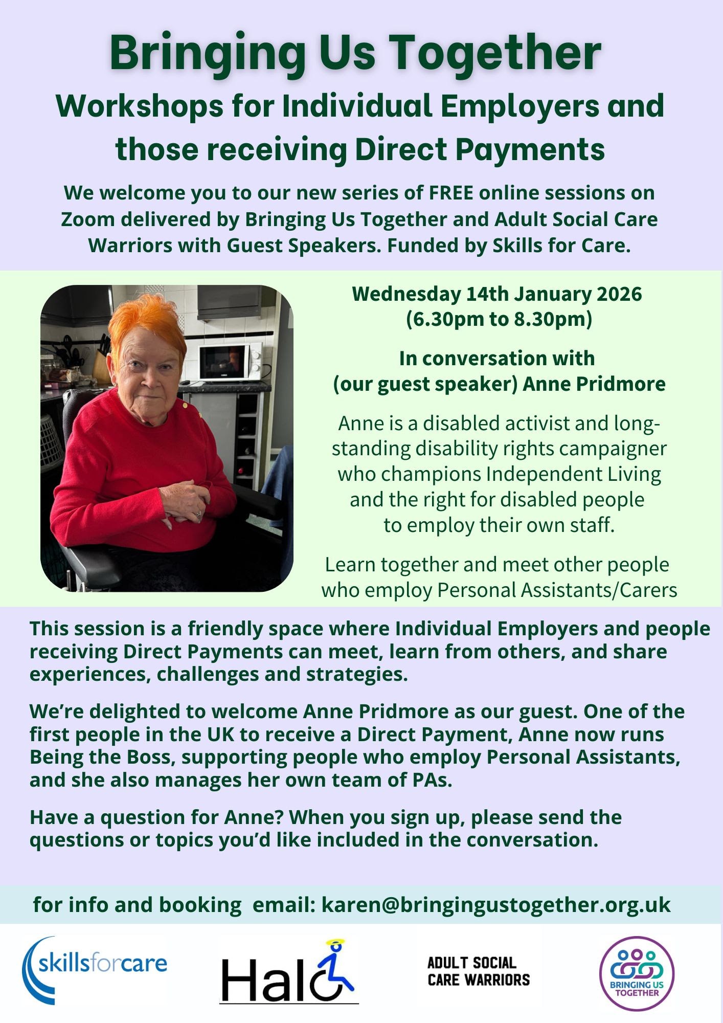 We are delighted to welcome Anne... - Bringing Us Together | Facebook