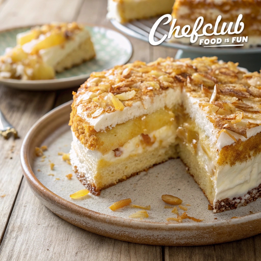 Chefclub - Bolo Gelado de Abacaxi Caramelizado 🍍 ️ Uma explosão ...