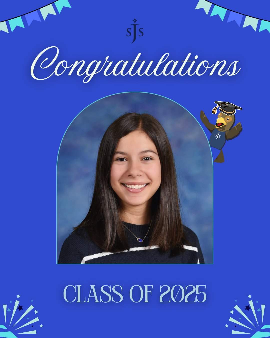 St. - SJS Graduation season is underway! Big congrats to Lizzy who has ...