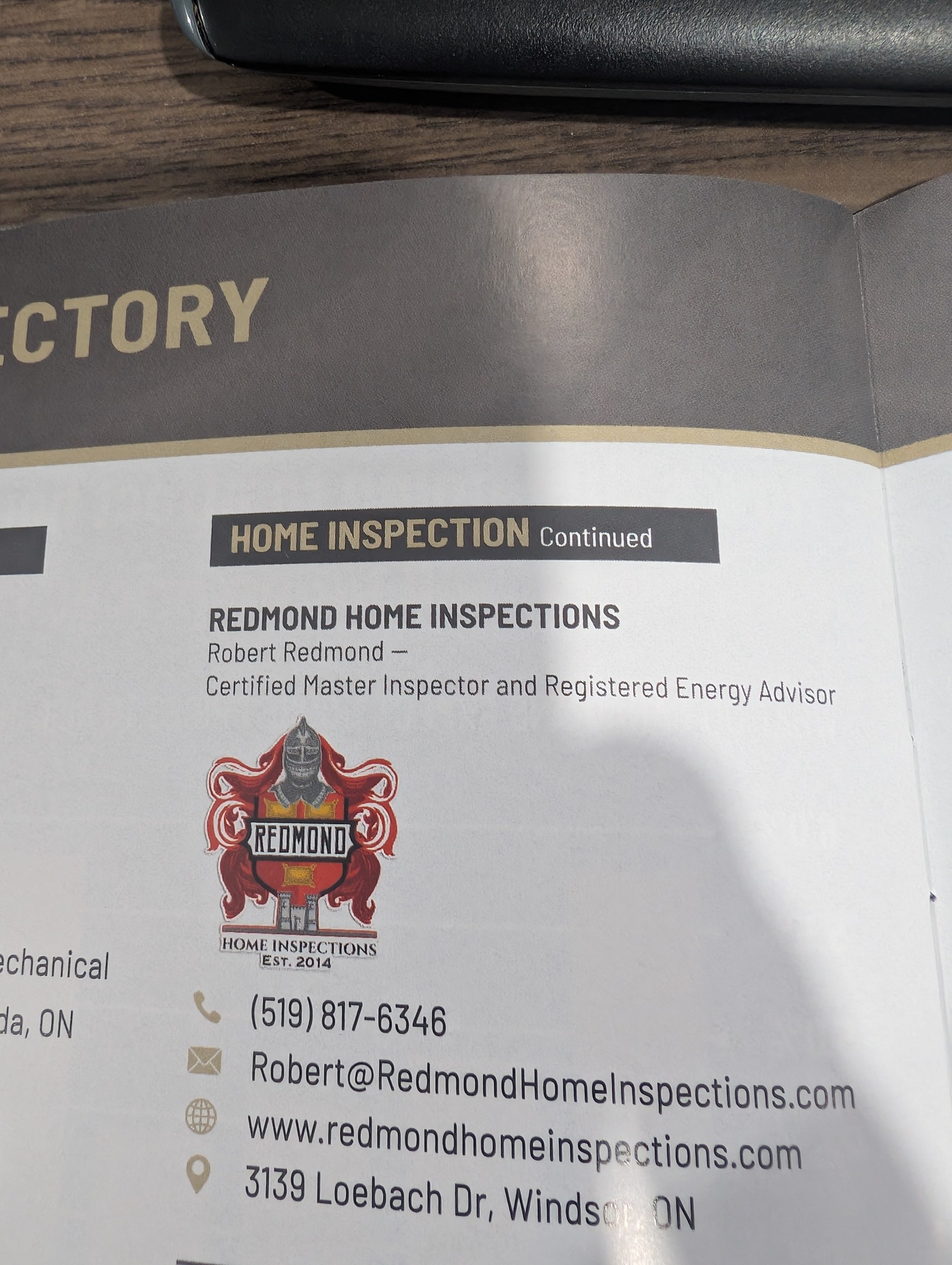 Redmond Home Inspections -Windsor | Windsor ON