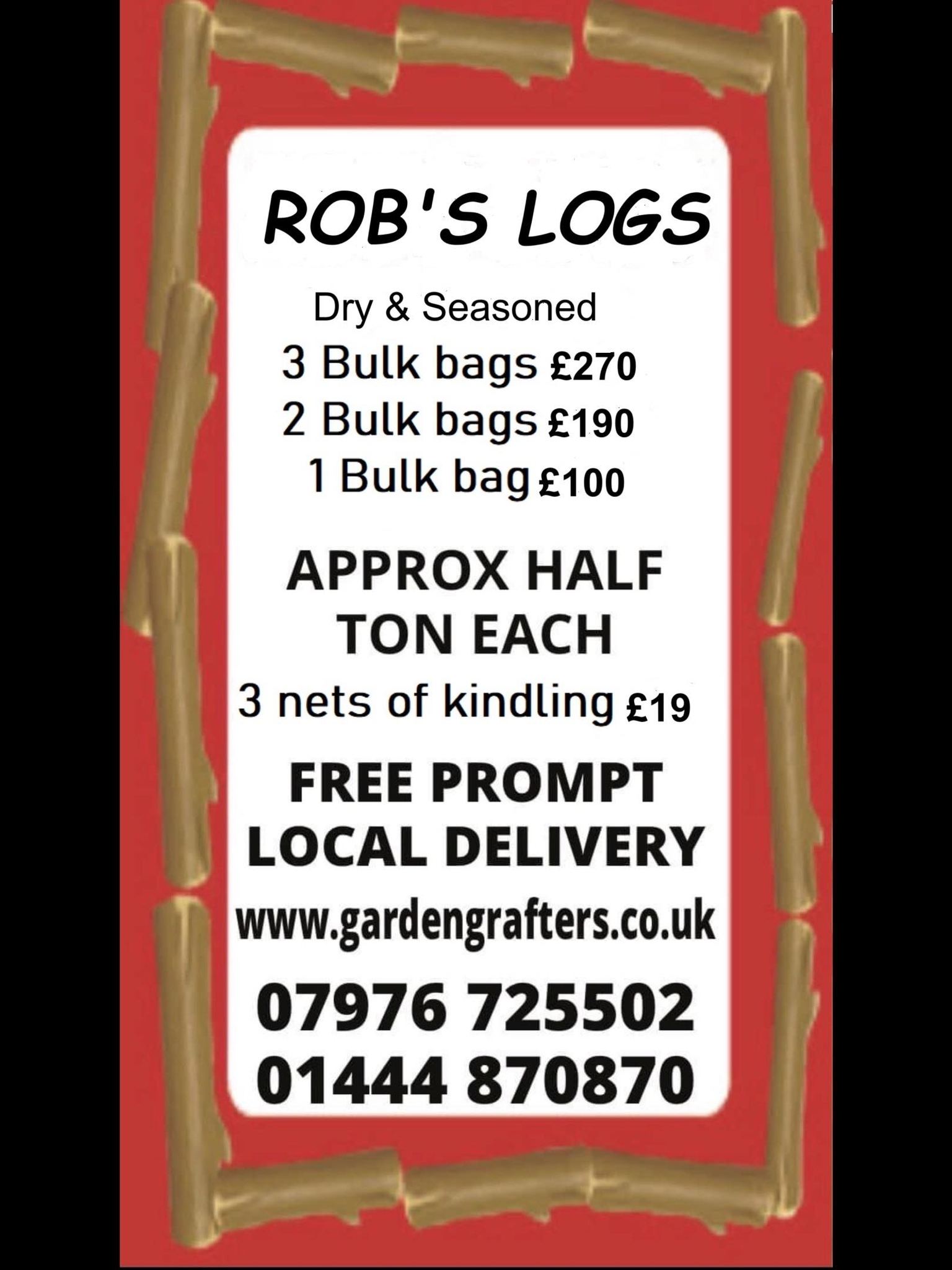 Rob's Logs | Burgess Hill