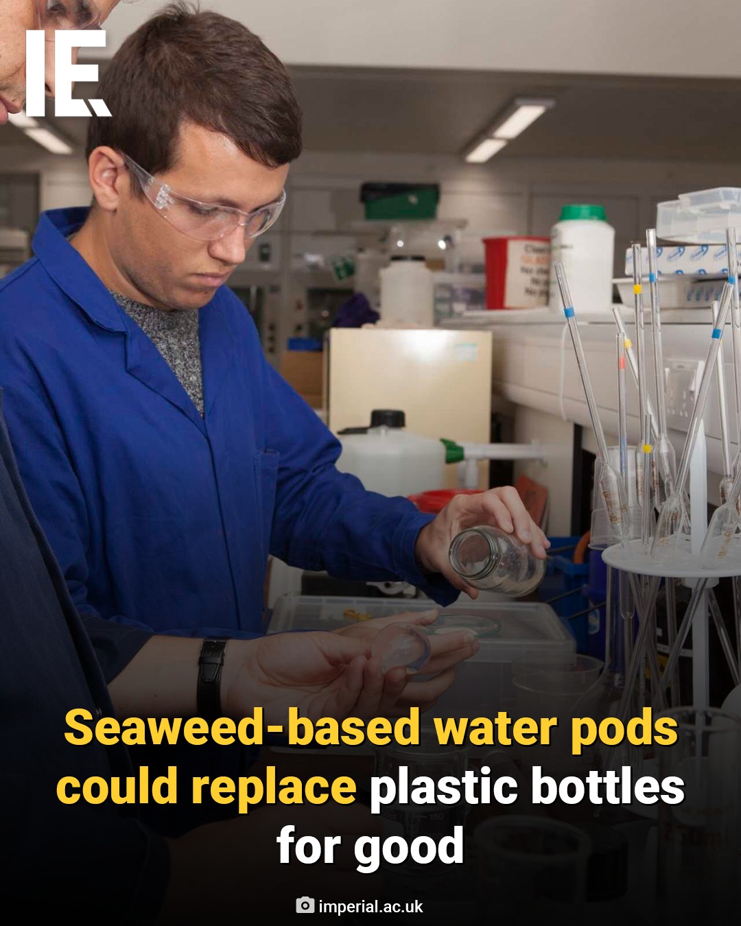 Interesting - London start-up Notpla created Ooho, a water capsule made ...
