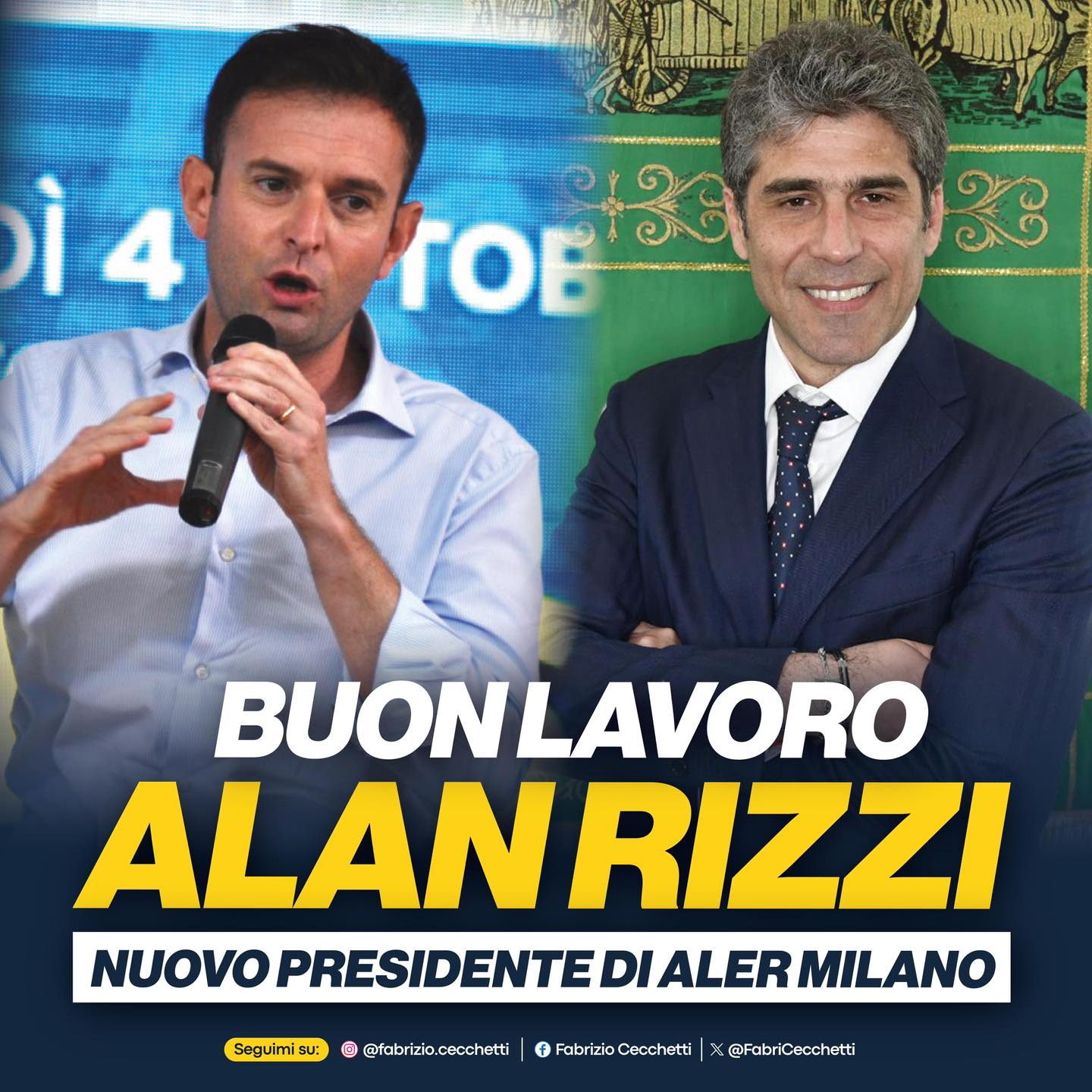 Buon lavoro ad Alan Rizzi, nuovo... - Fabrizio Cecchetti | Facebook