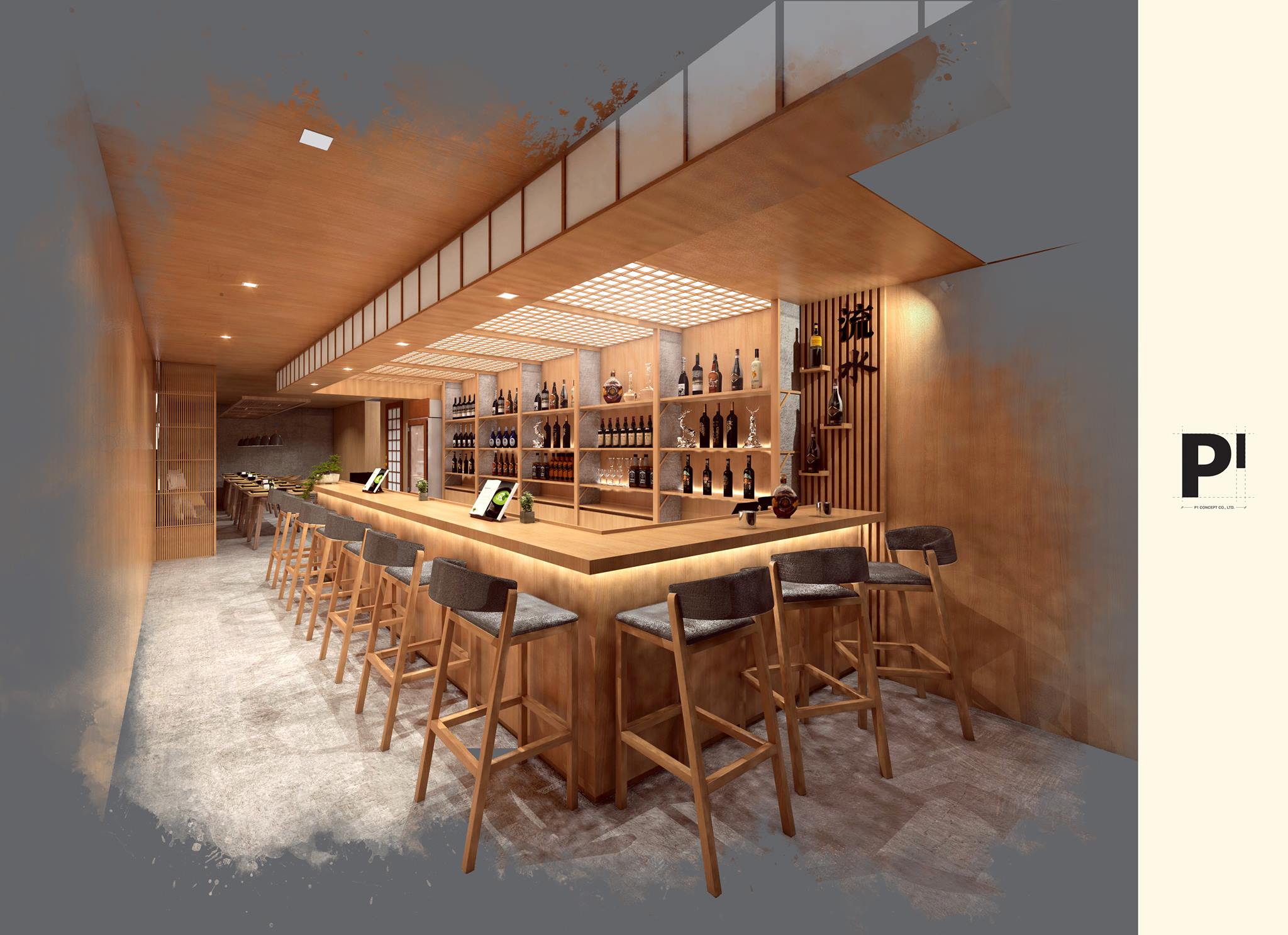 P1 - 💡 Matsu-chan Cuisine💡 #interiorDesignbyP1 #รับออกแบบร้านอาหาร ...