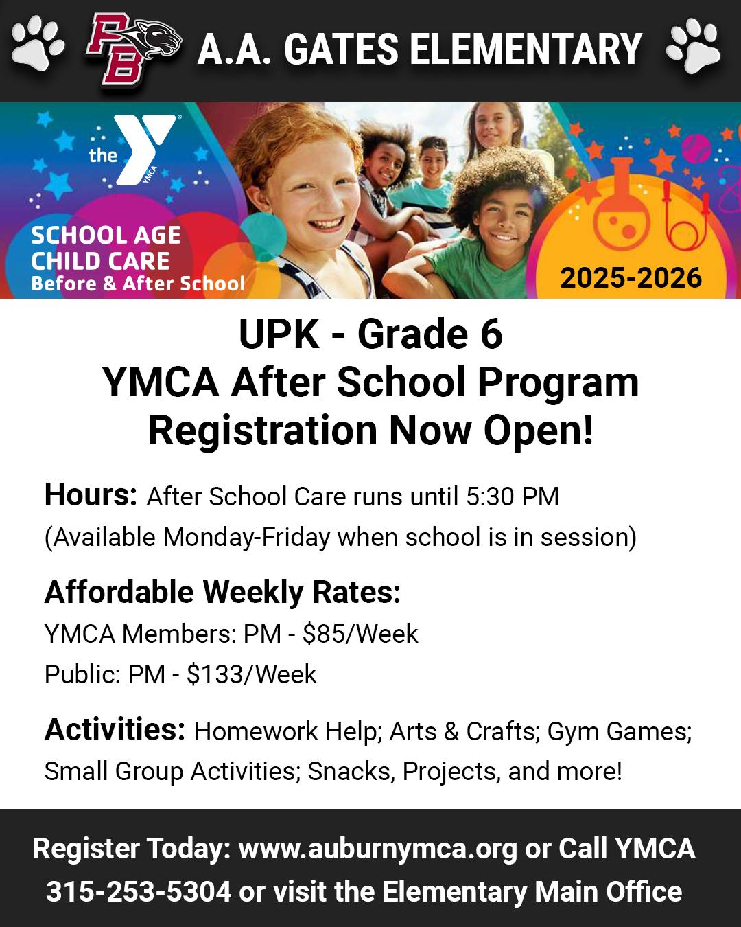 Port - 🎉 Exciting News for A.A. Gates Elementary Families! 🎉 The YMCA ...
