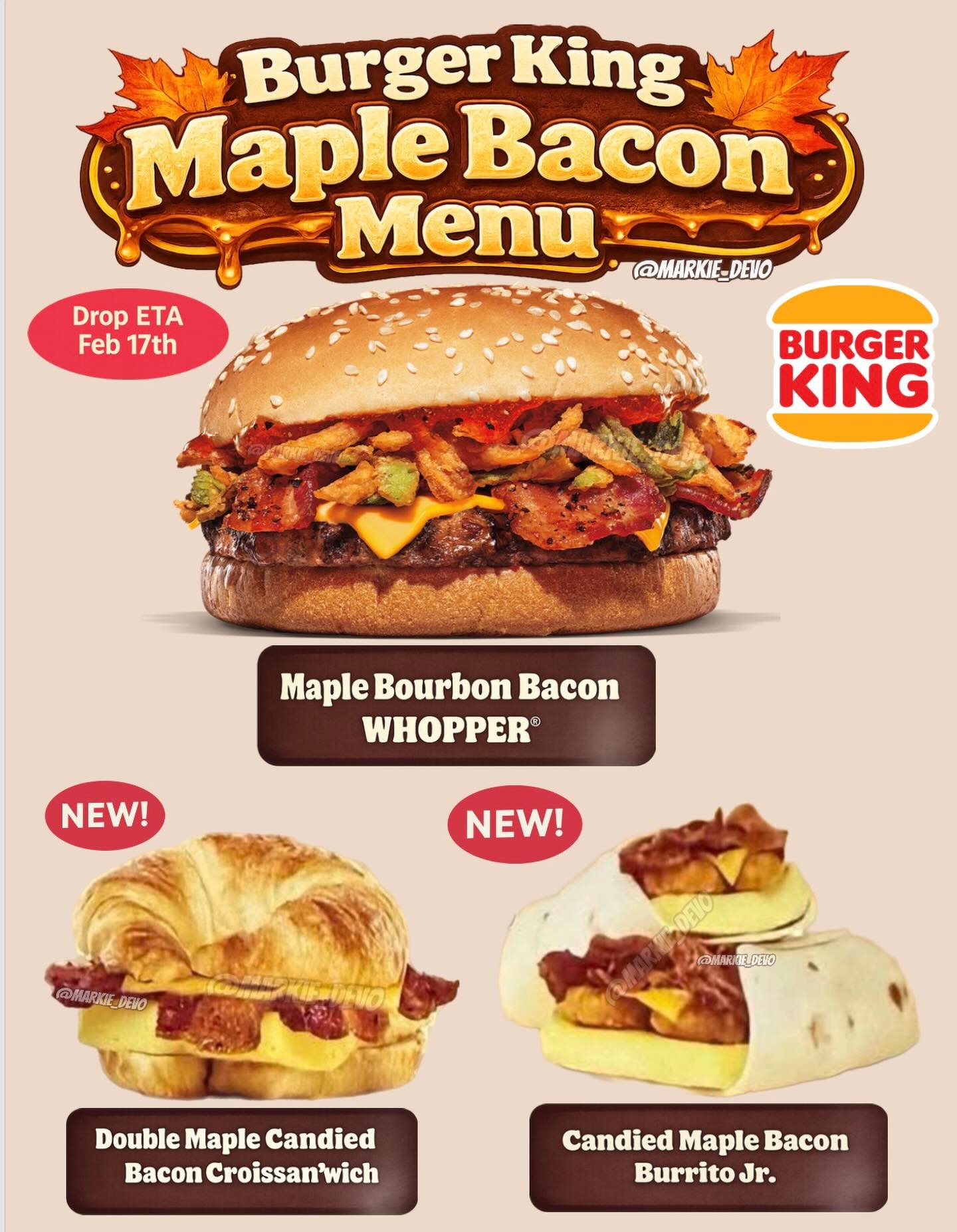 I guess you guys really liked that Maple Whopper! Burger King
